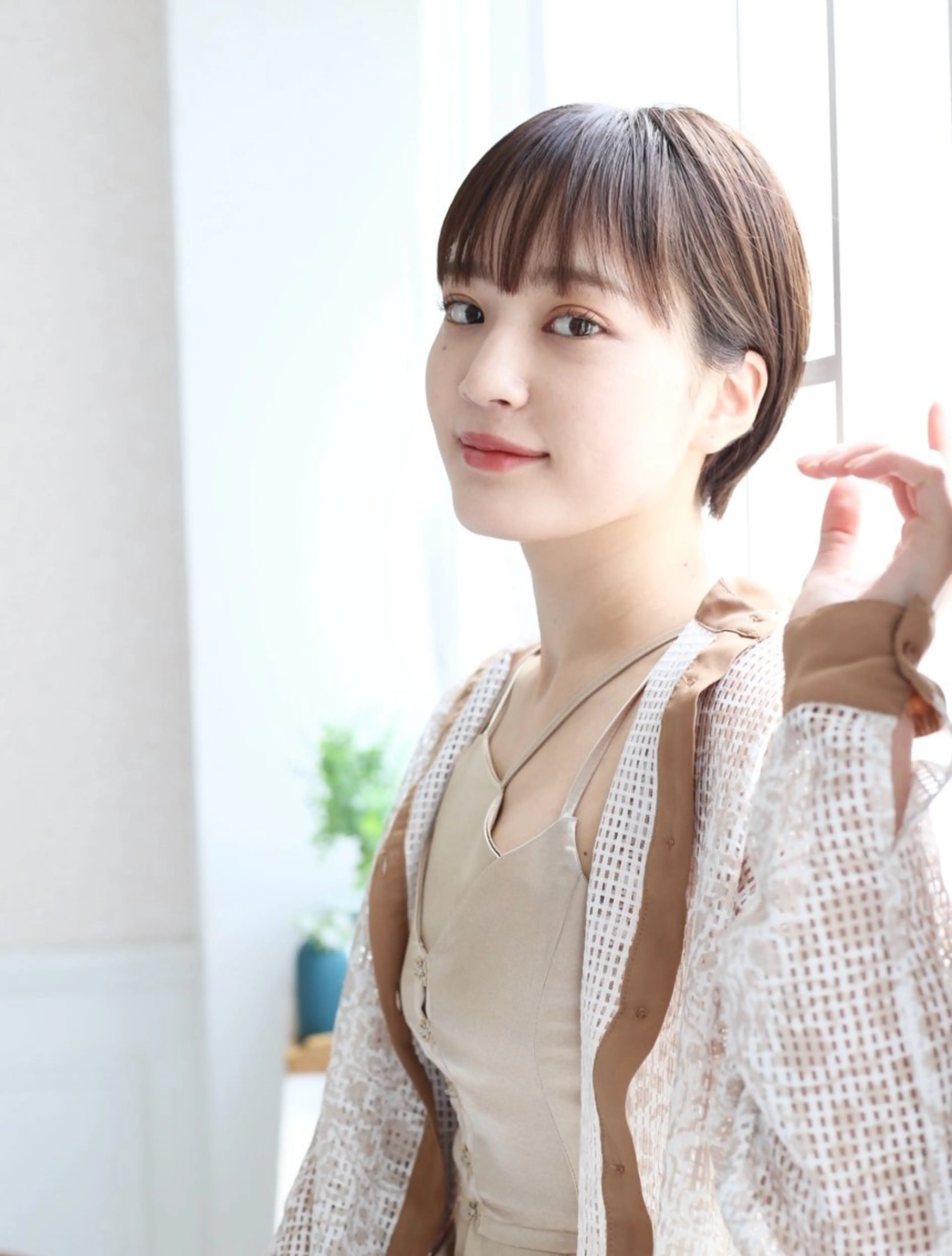 ショート カラー Hair&Make ange 中野店のヘアスタイル
