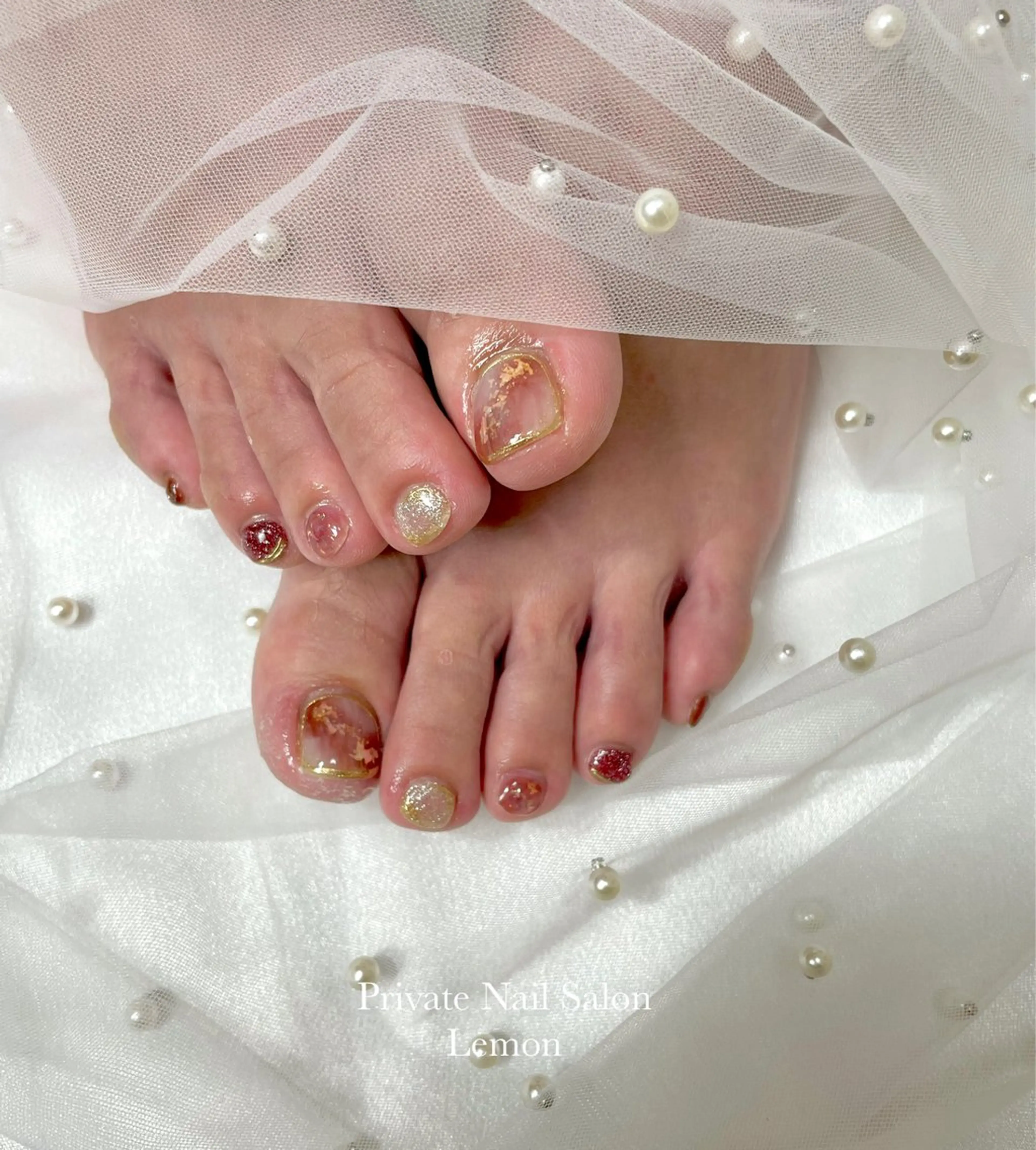 ネイル フットネイル Nail Salon Lemonのネイルデザイン