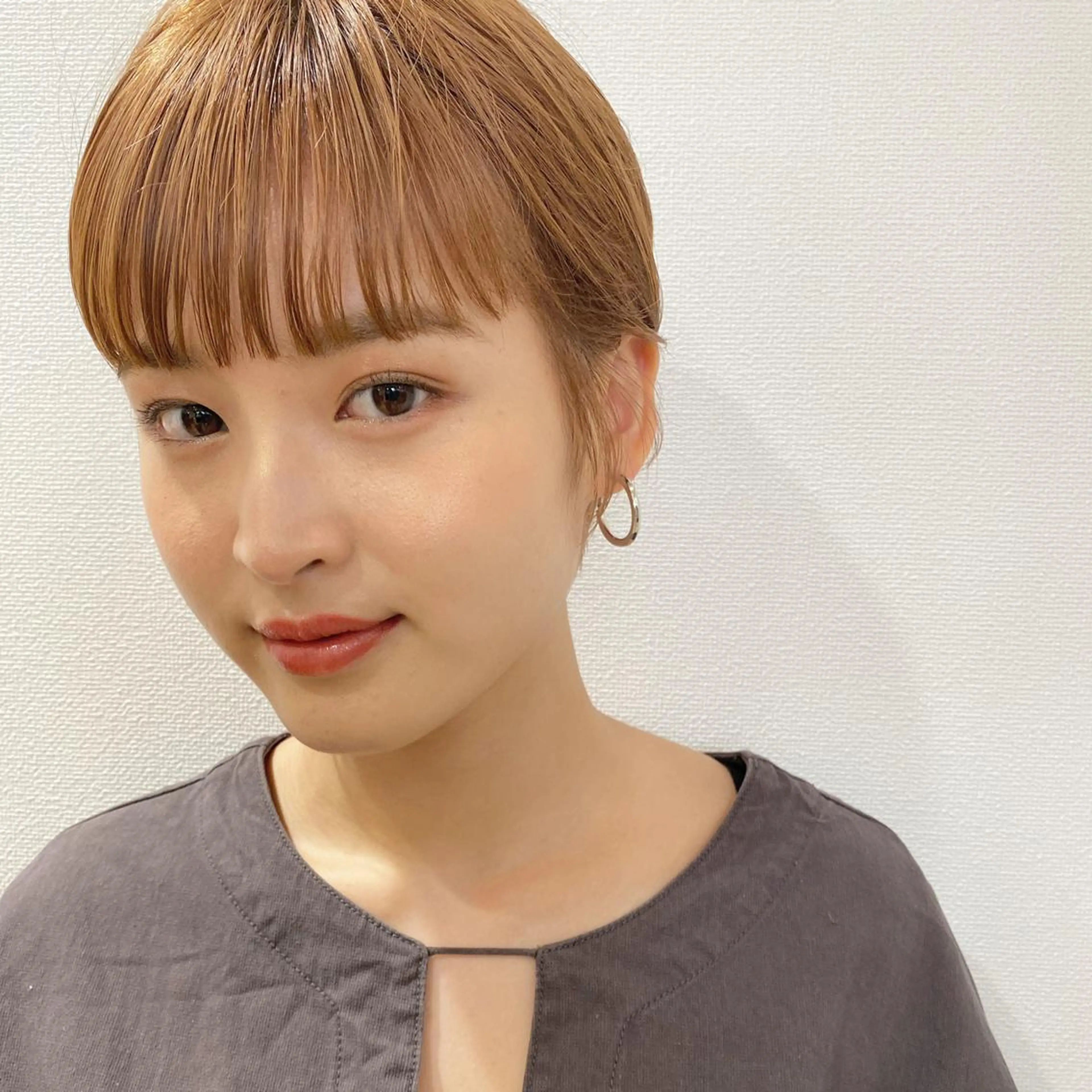 ミディアム 阿部 楓のヘアスタイル