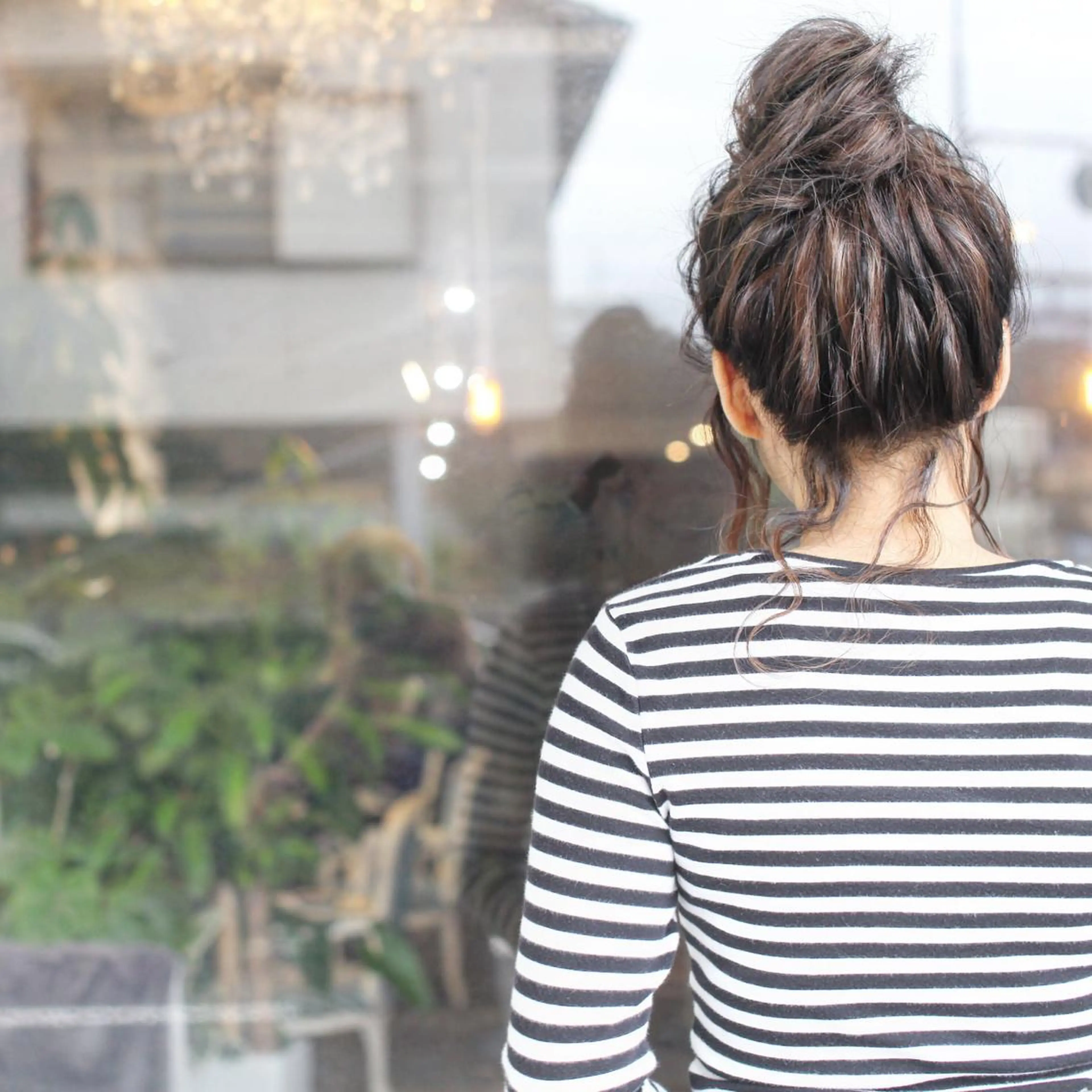 ミディアム カラー ヘアアレンジ ベージュカラー ブリーチ グラデーションカラー ハイライトカラー ハイライト Mariana/ 鶴原-ハイライトのヘアスタイル