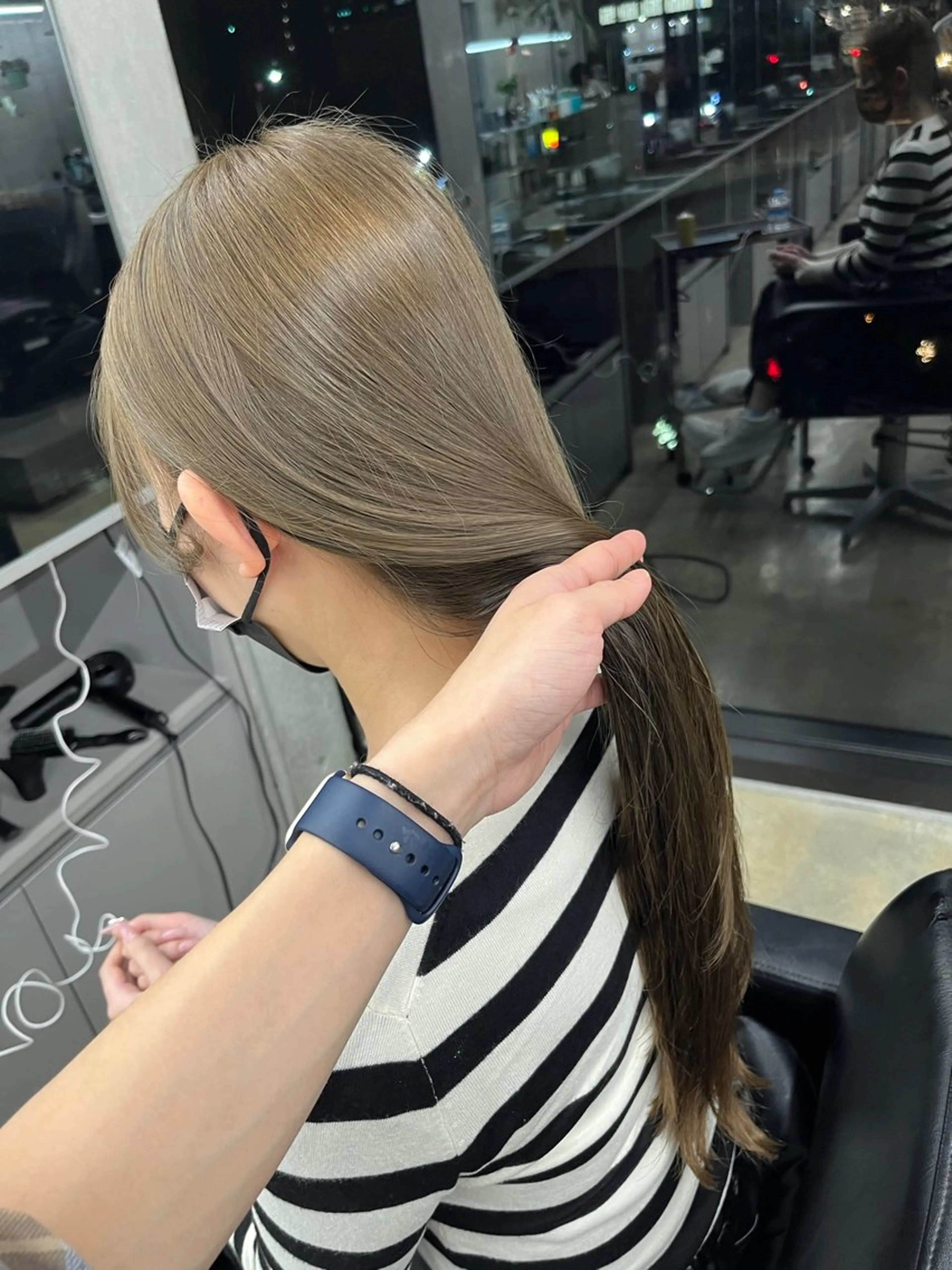 ロング カラー ヘアカラー ダブルカラー/ ケアブリーチ/クニトのヘアスタイル