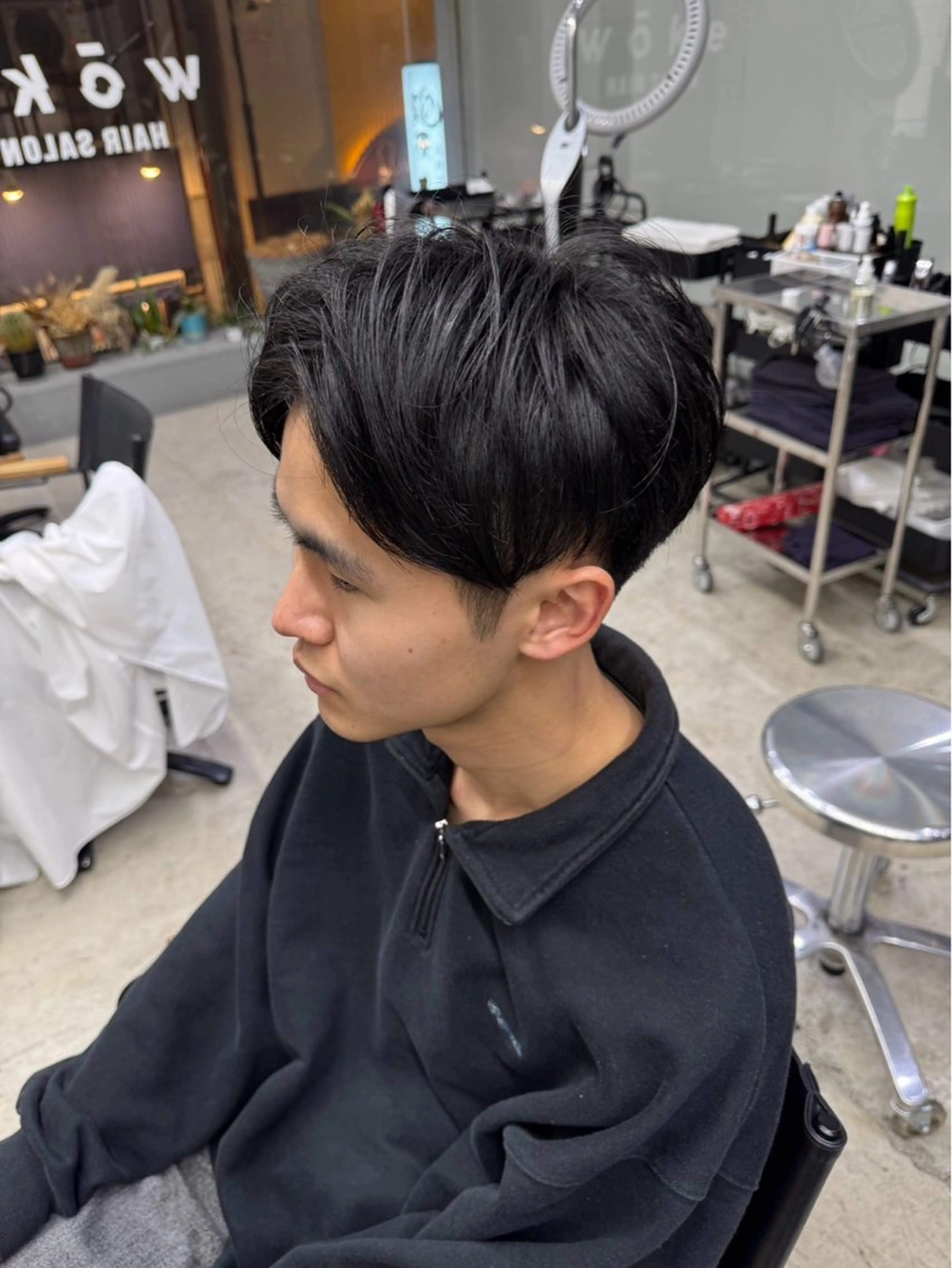 ショート メンズ カット ヘッドスパ メンズ専門サロン wokeのヘアスタイル