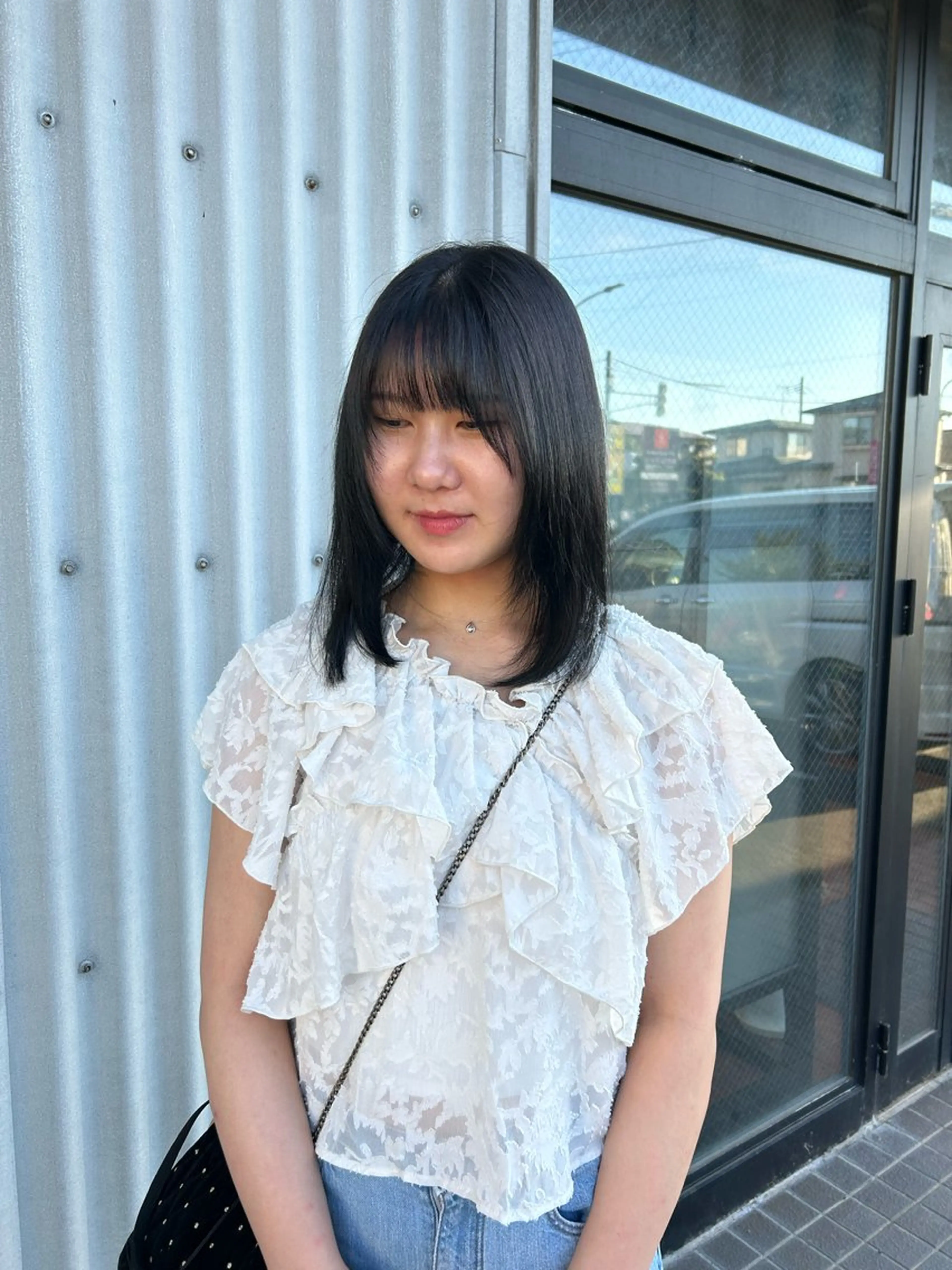 ミディアム カラー ヘアカラー トリートメント Nﾟ 秋田店【ナンバー】所属・nodoka /艶カラー🪽のヘアスタイル