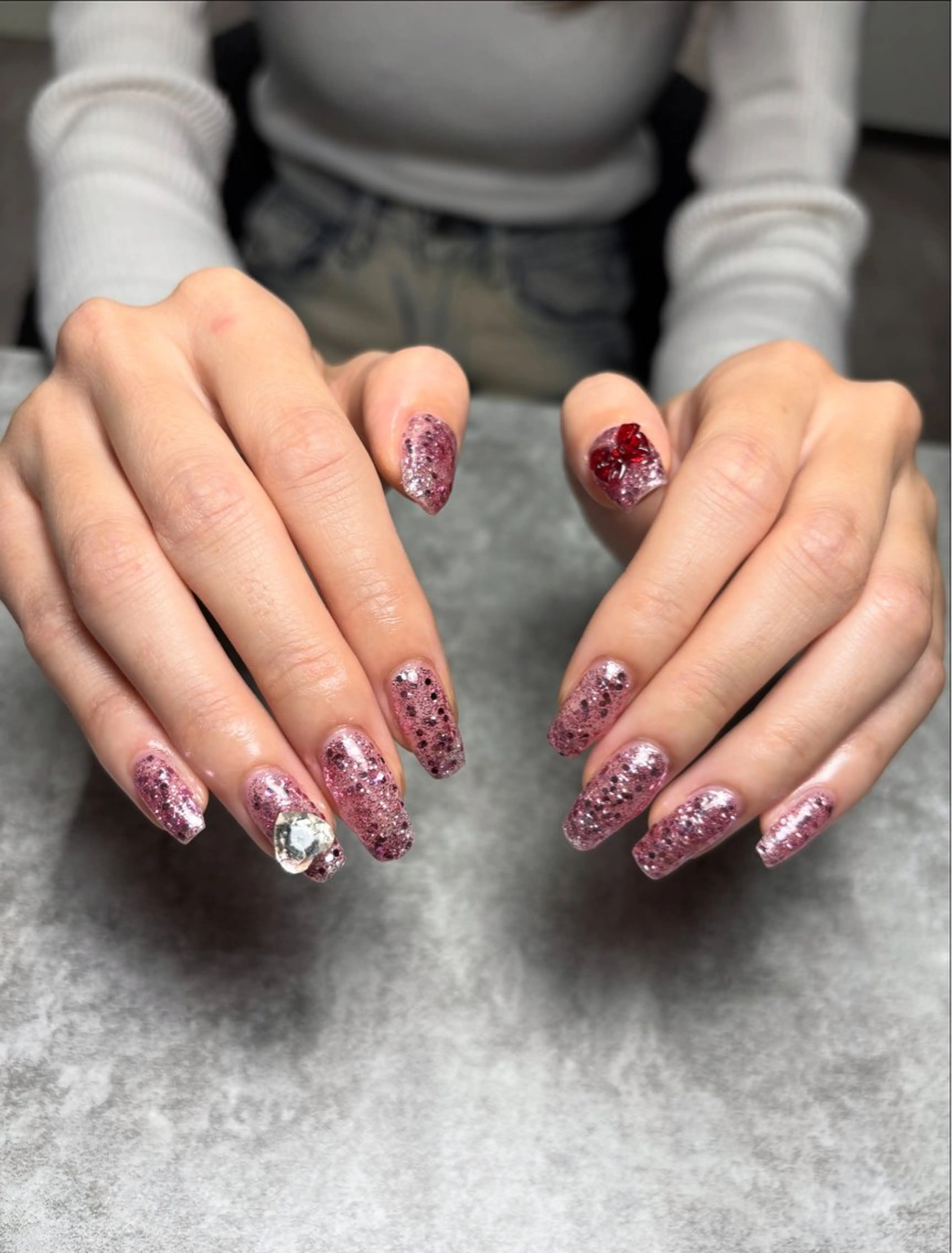 ネイル ワンカラーネイル ハンドネイル en.nail⭐︎ 丹波橋のネイルデザイン