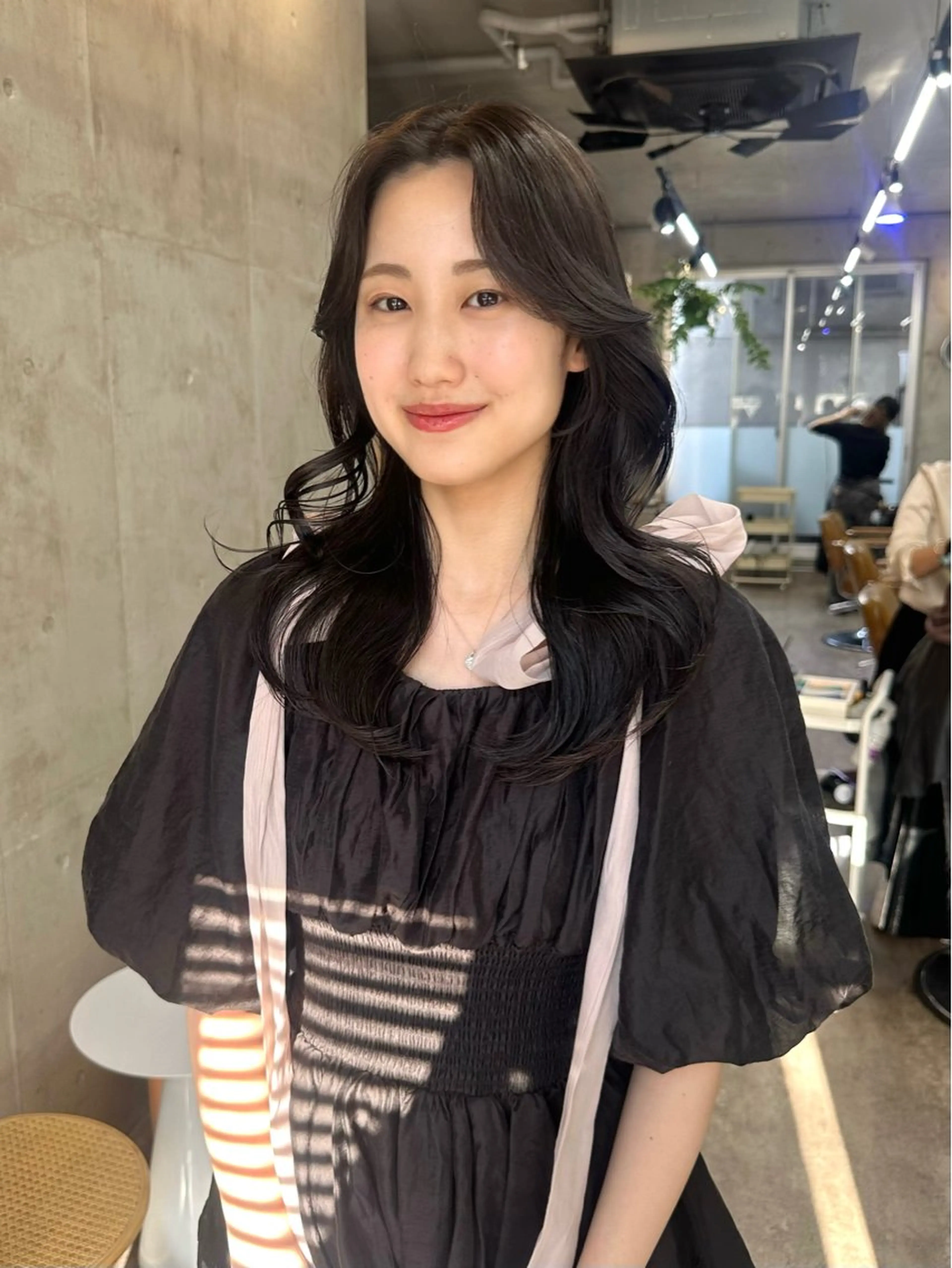 セミロング カラー グレージュ 韓国風ヘア レイヤーカット カット ヘアカラー トリートメント SALT WATER　恵比寿所属・ボブ／ハイトーン🌟 ／HARUKA🍒のヘアスタイル