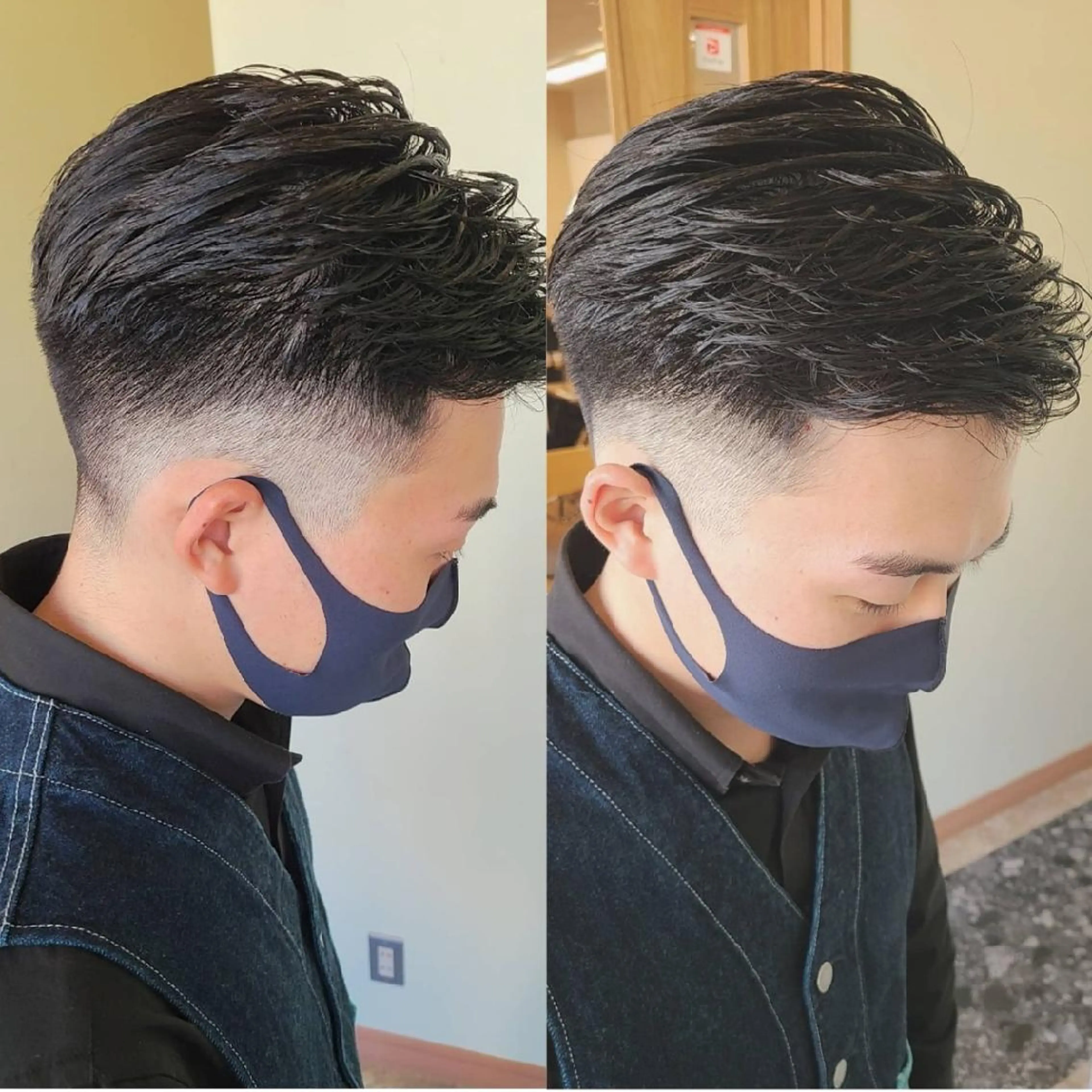 ショート メンズ フェードカット カット 【ネウィ天王寺 】seiyaのヘアスタイル