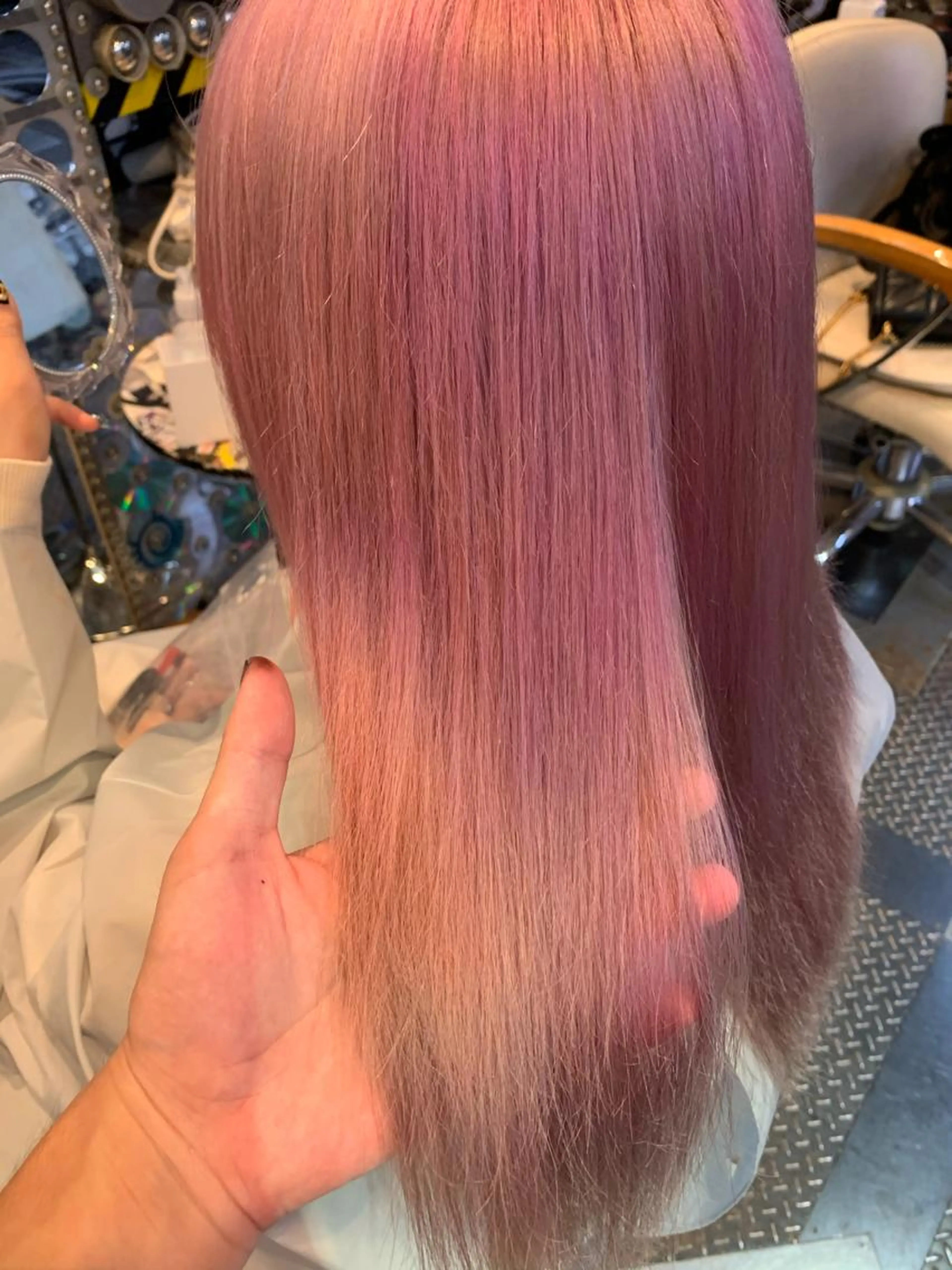 🦎酸性縮毛🦎ブリーチ毛にも可能!の写真