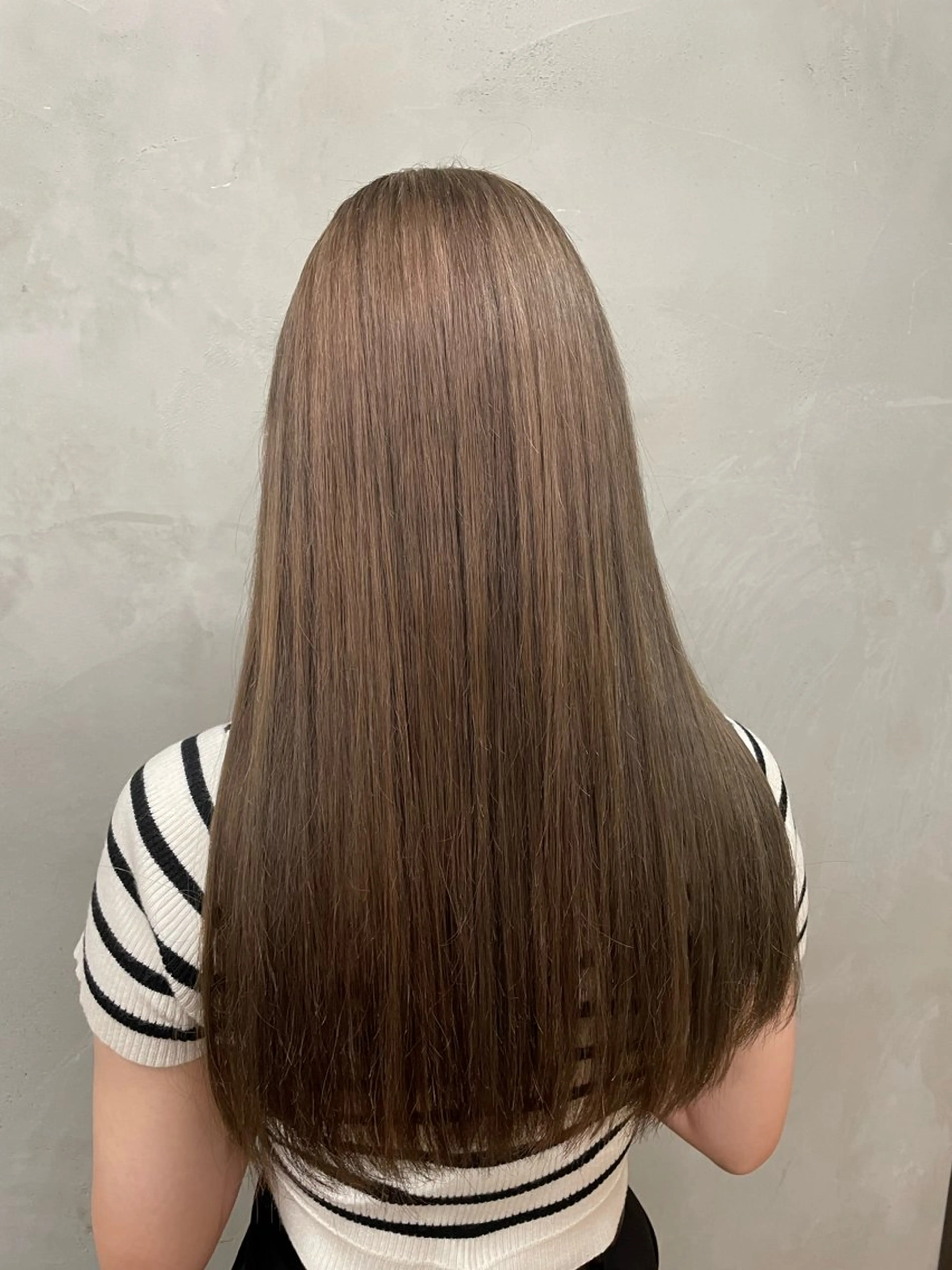 ロング ヘアカラー トリートメント 🌙米谷 拓海のヘアスタイル