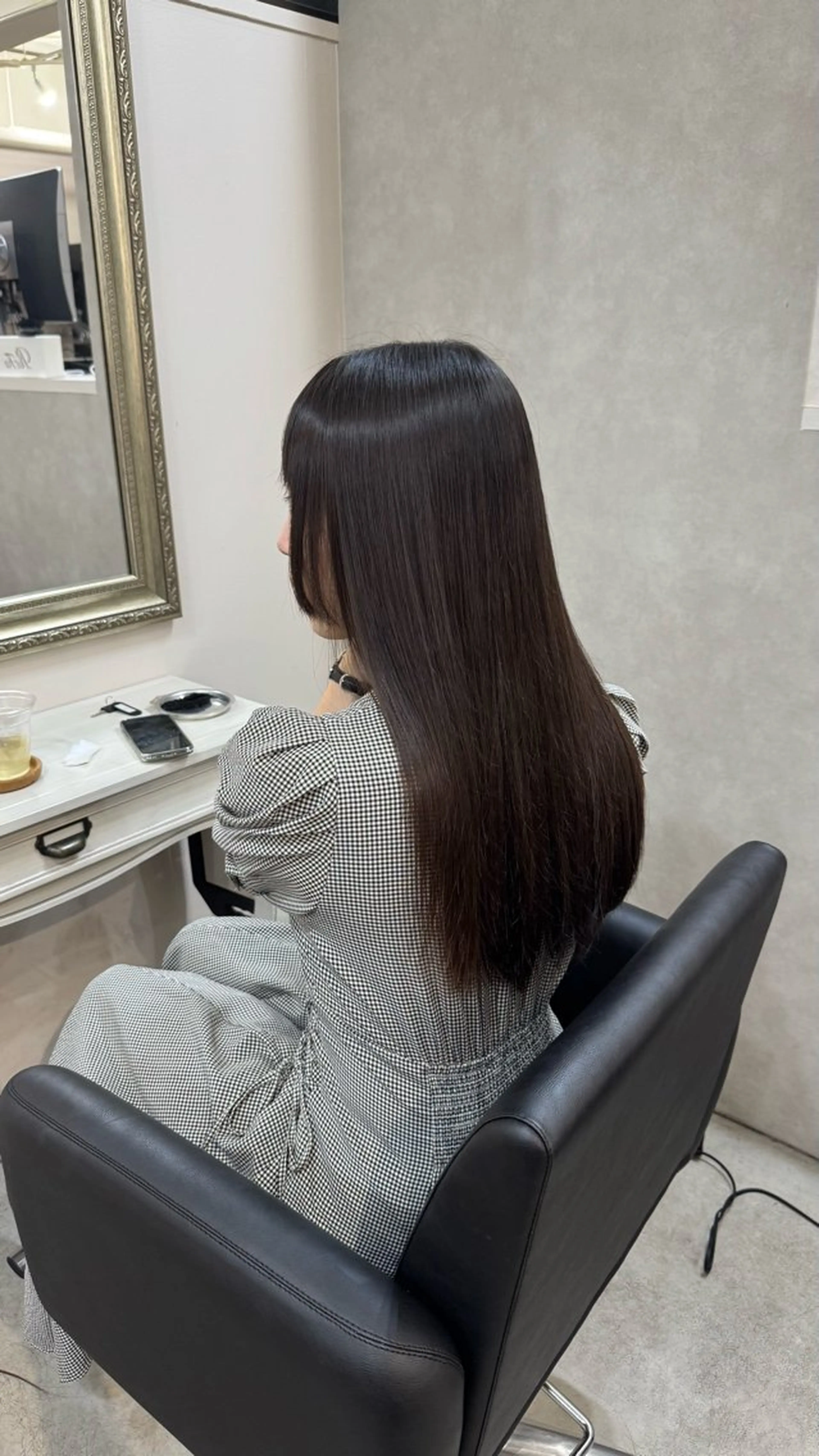 ロング カット 縮毛矯正 トリートメント reira /cienのヘアスタイル