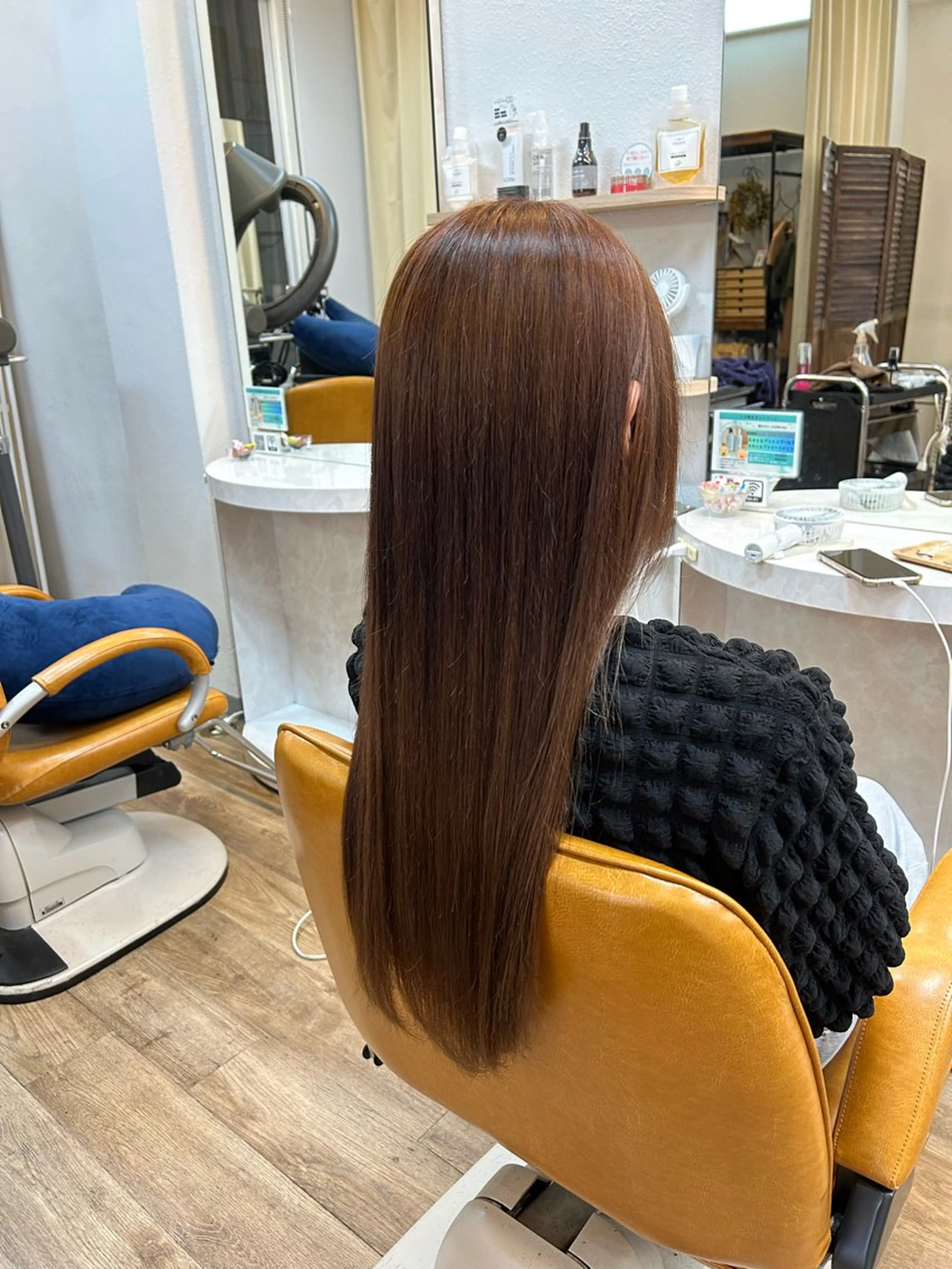 ロング 松永 直子のヘアスタイル