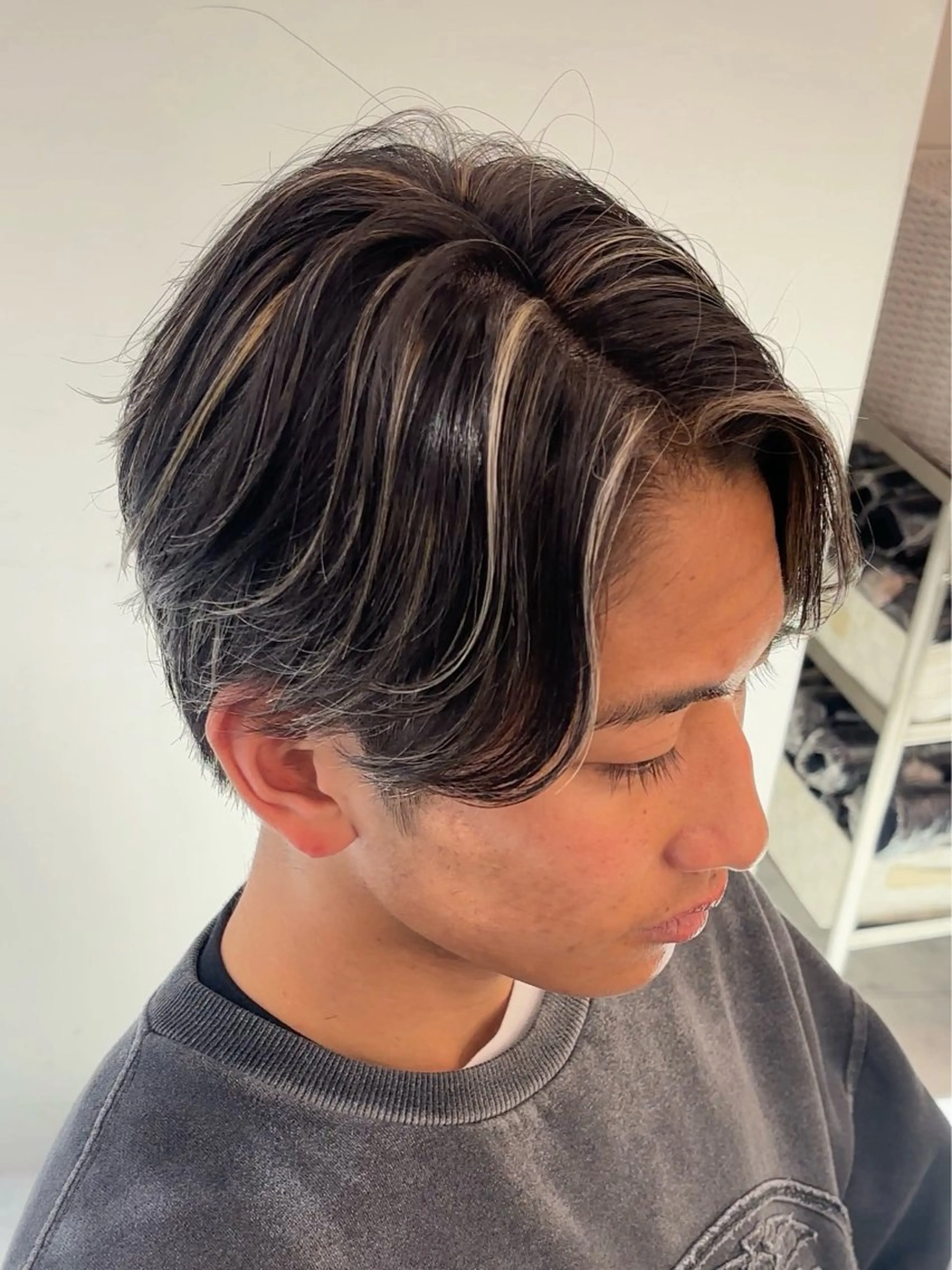 カラー メンズ ヘアカラー メンズカット ‪‪/メッシュのヘアスタイル