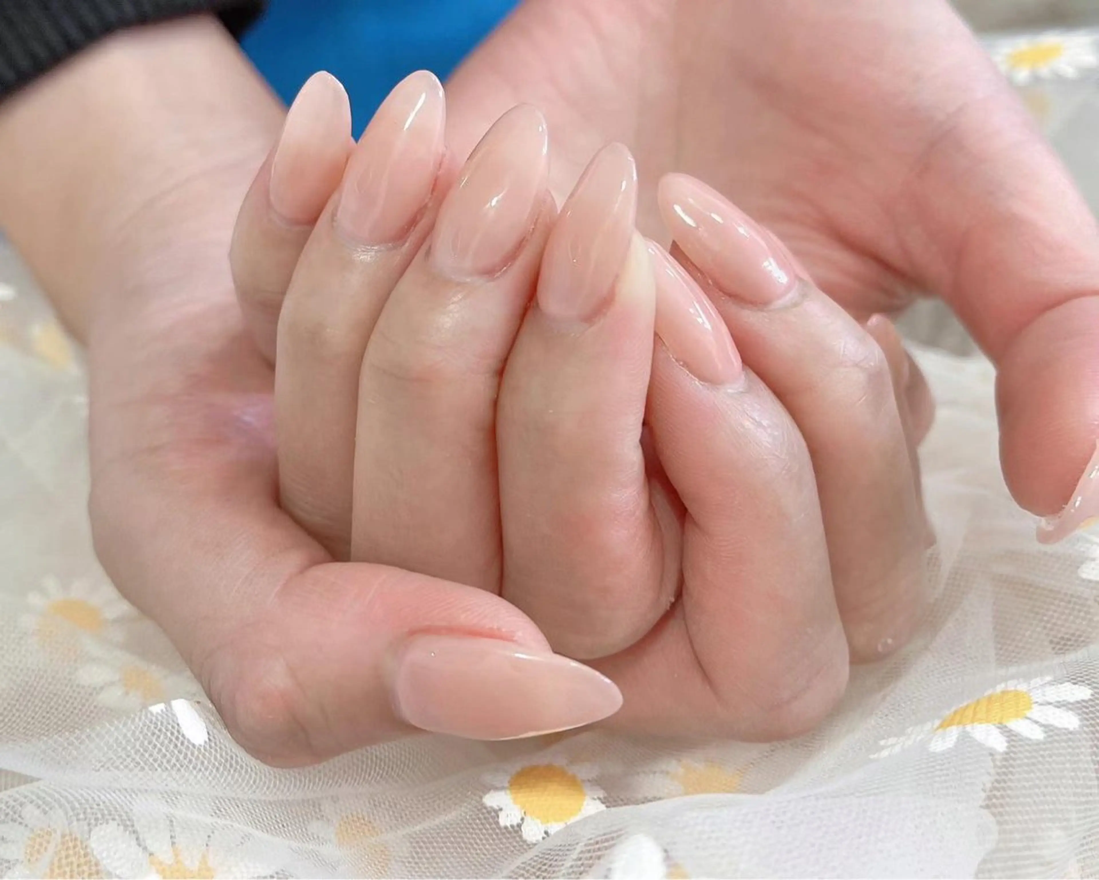 ネイル 長さ出し グラデーション ラメ(グリッター) ラメグラデーション ワンカラーネイル 🎀ネイルサロン エクラYUI🎀のネイルデザイン