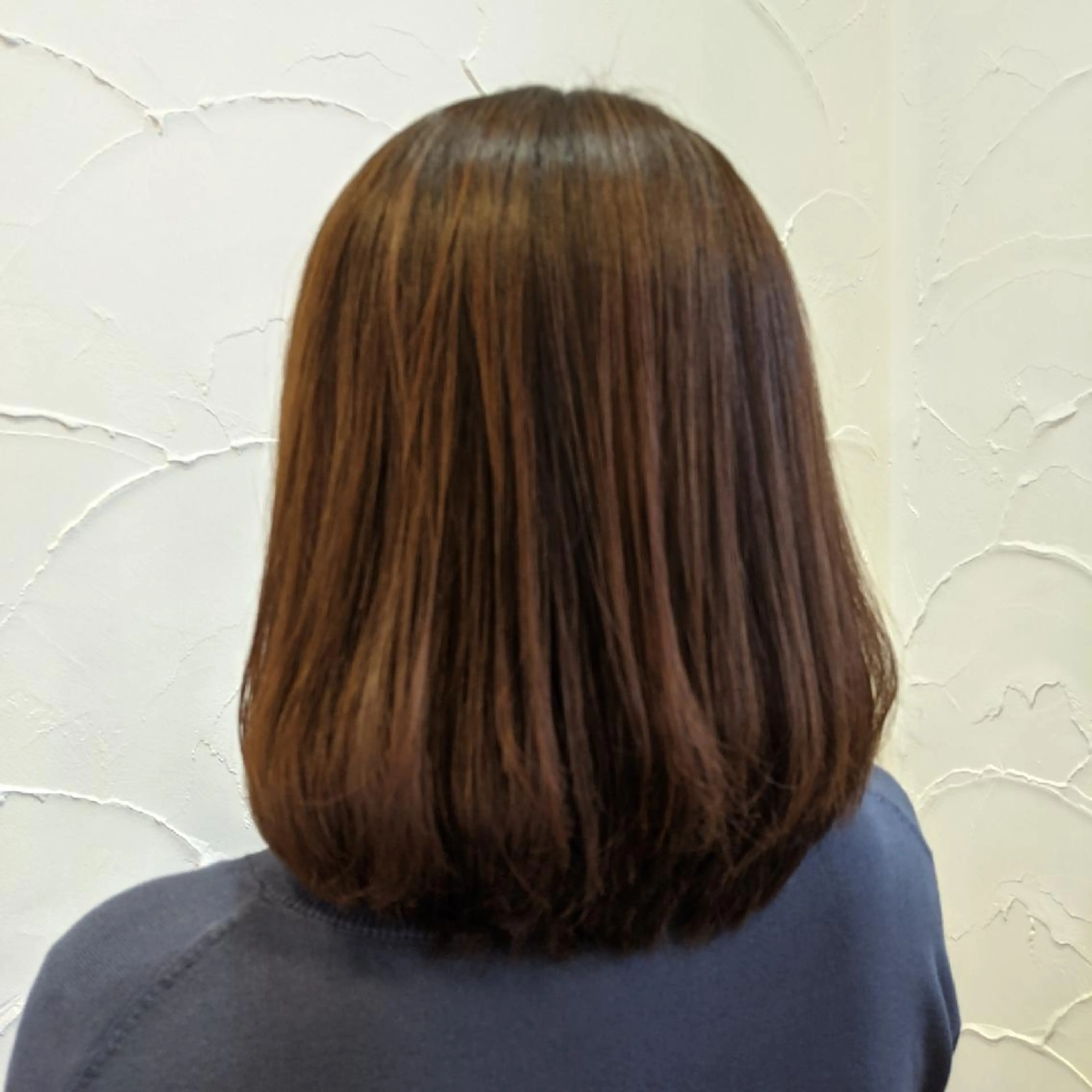 ミディアム カラー 髪質改善アンブリーチ 店長みやけななのヘアスタイル
