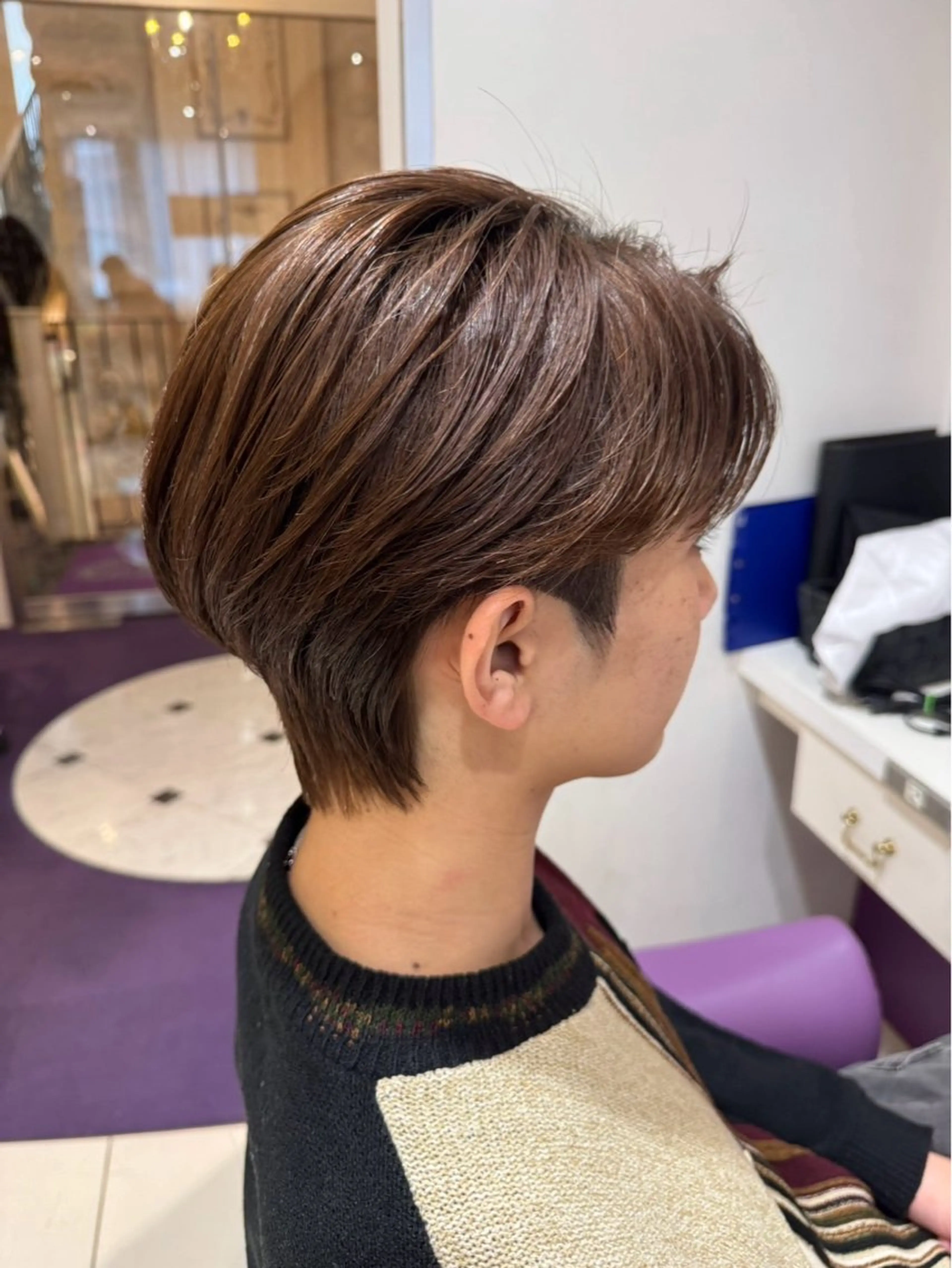 カラー メンズ ヘアカラー 河合 澪のヘアスタイル