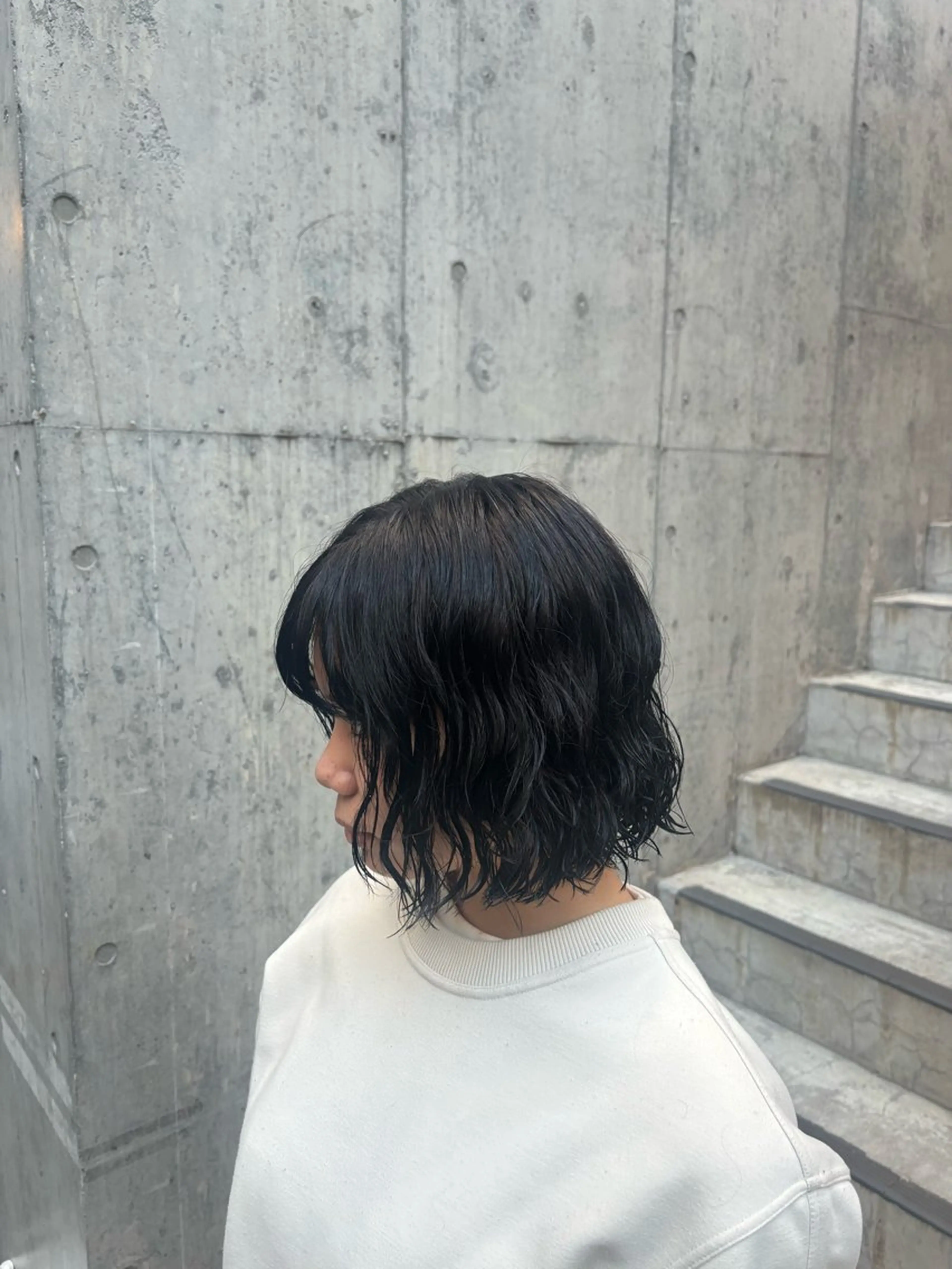 カラー パーマ 外国人風ヘア ×18歳美容師ルイヤのヘアスタイル