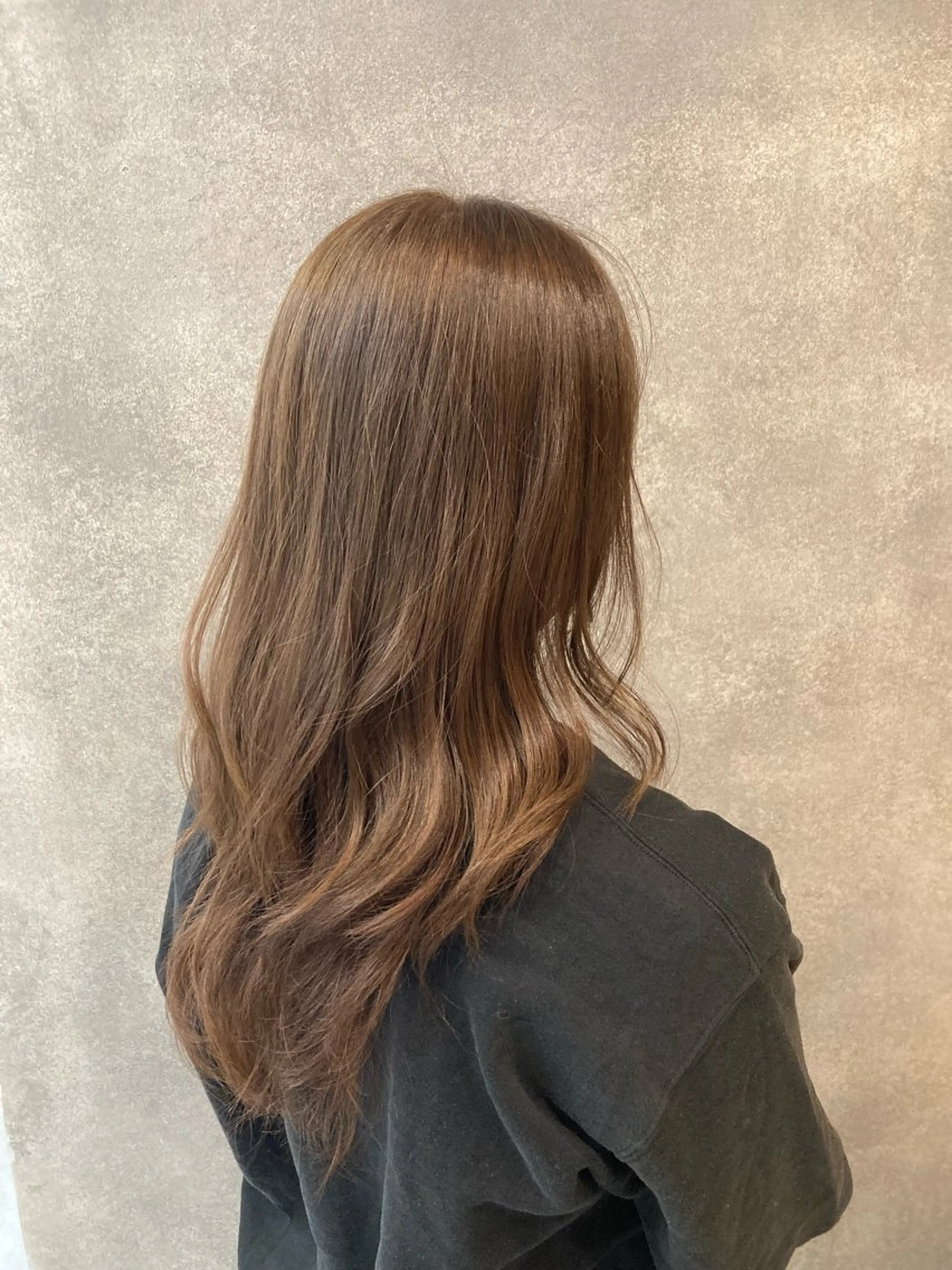 カラー ベージュカラー オリーブベージュ オレンジ ヘアカラー トリートメント 樋口 江理香のヘアスタイル