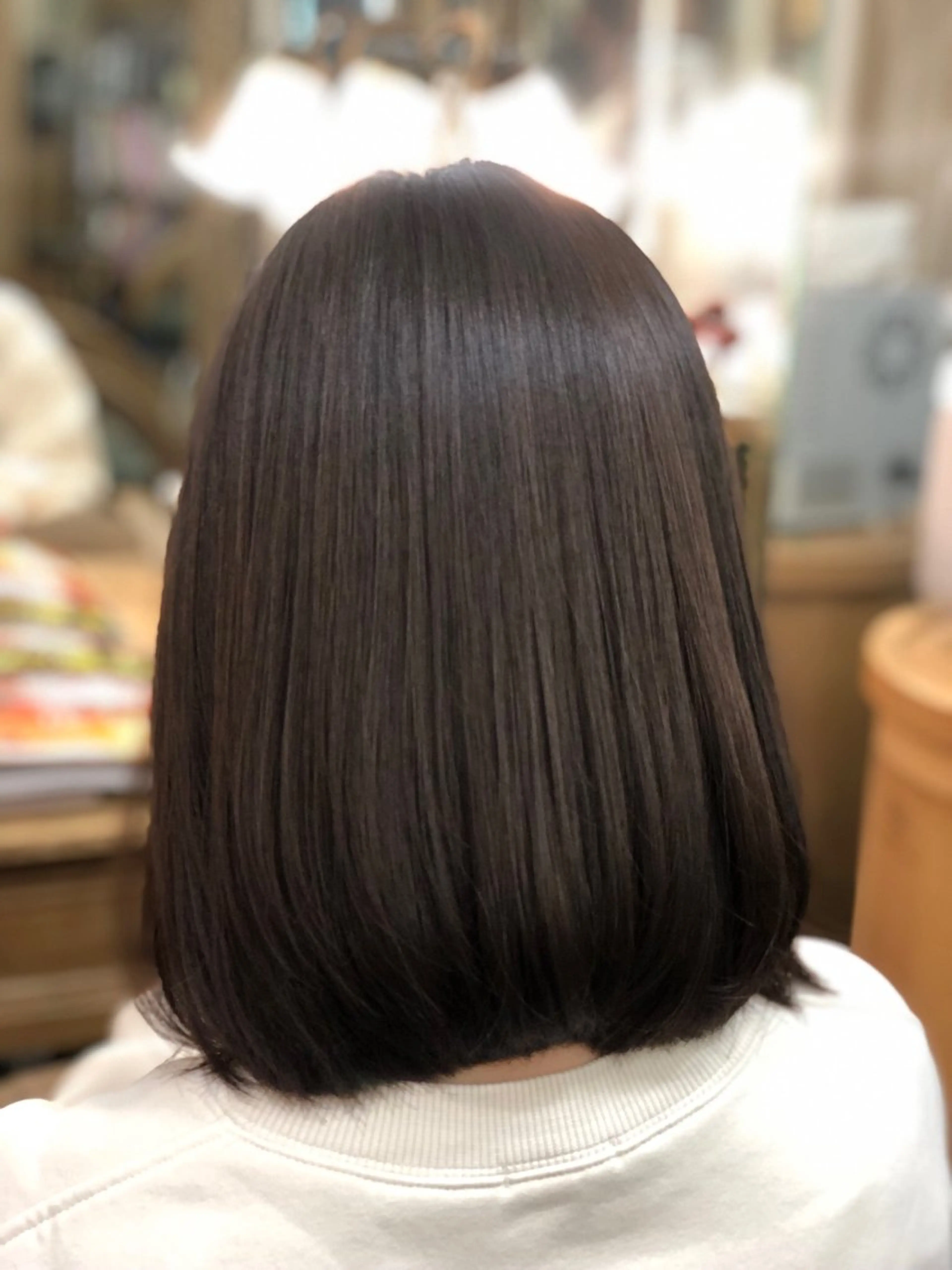 ミディアム トリートメント 酸熱トリートメント トリートメント ❤︎大人シック ベージュrihoのヘアスタイル