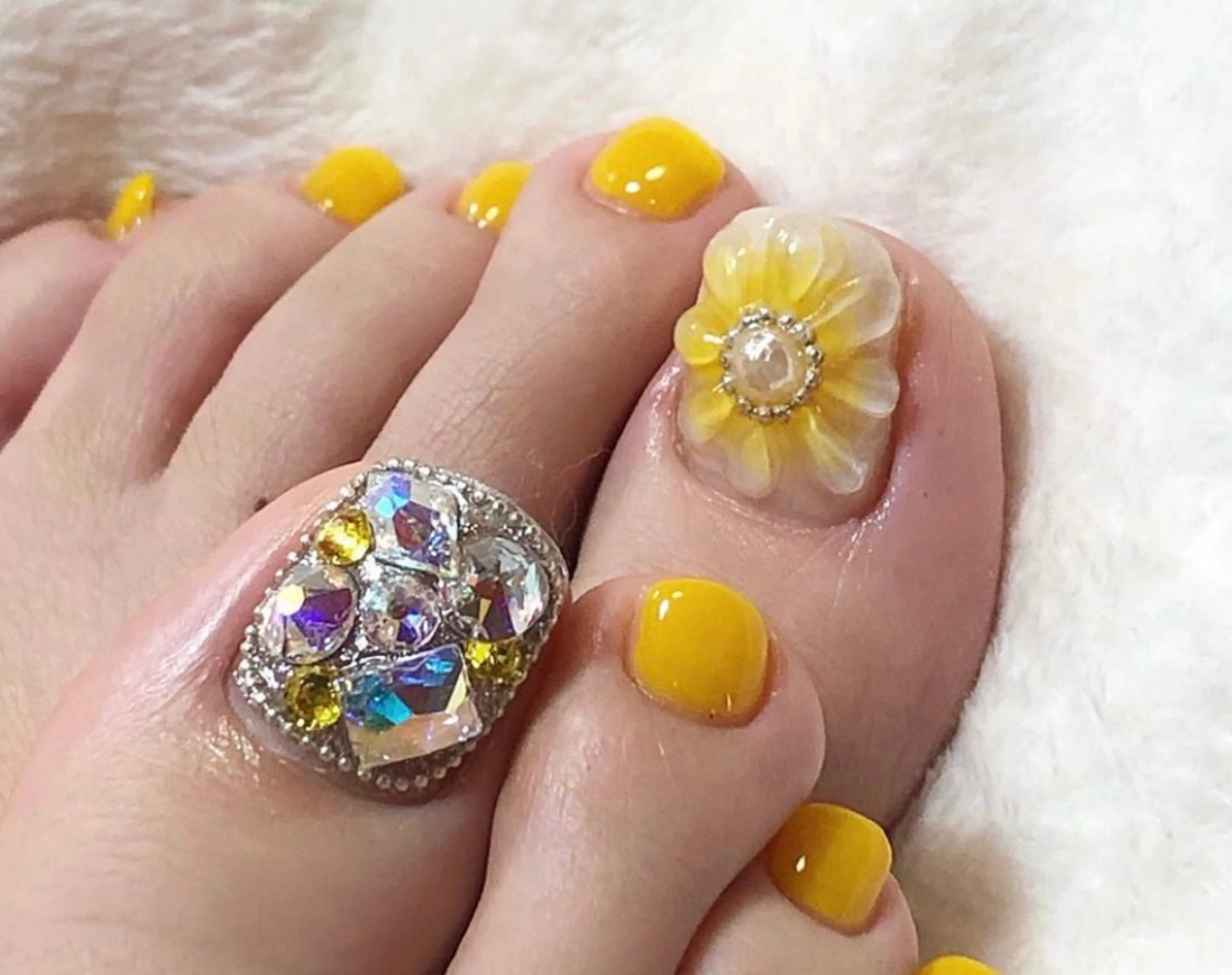 ネイル フットネイル She   Nail所属・ISA_ BELLAのネイルデザイン