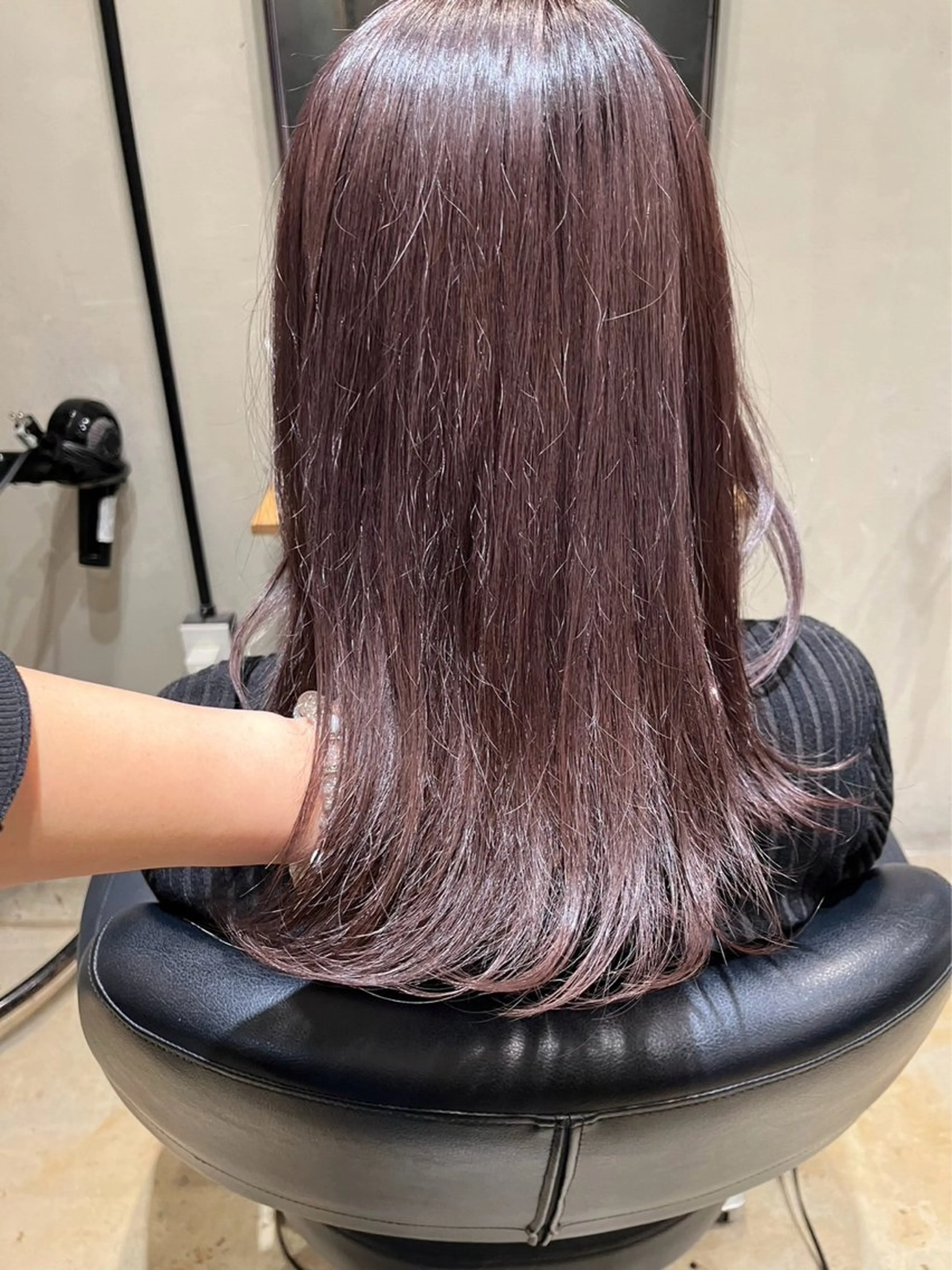 セミロング ヘアカラー 太田 渚遊のヘアスタイル