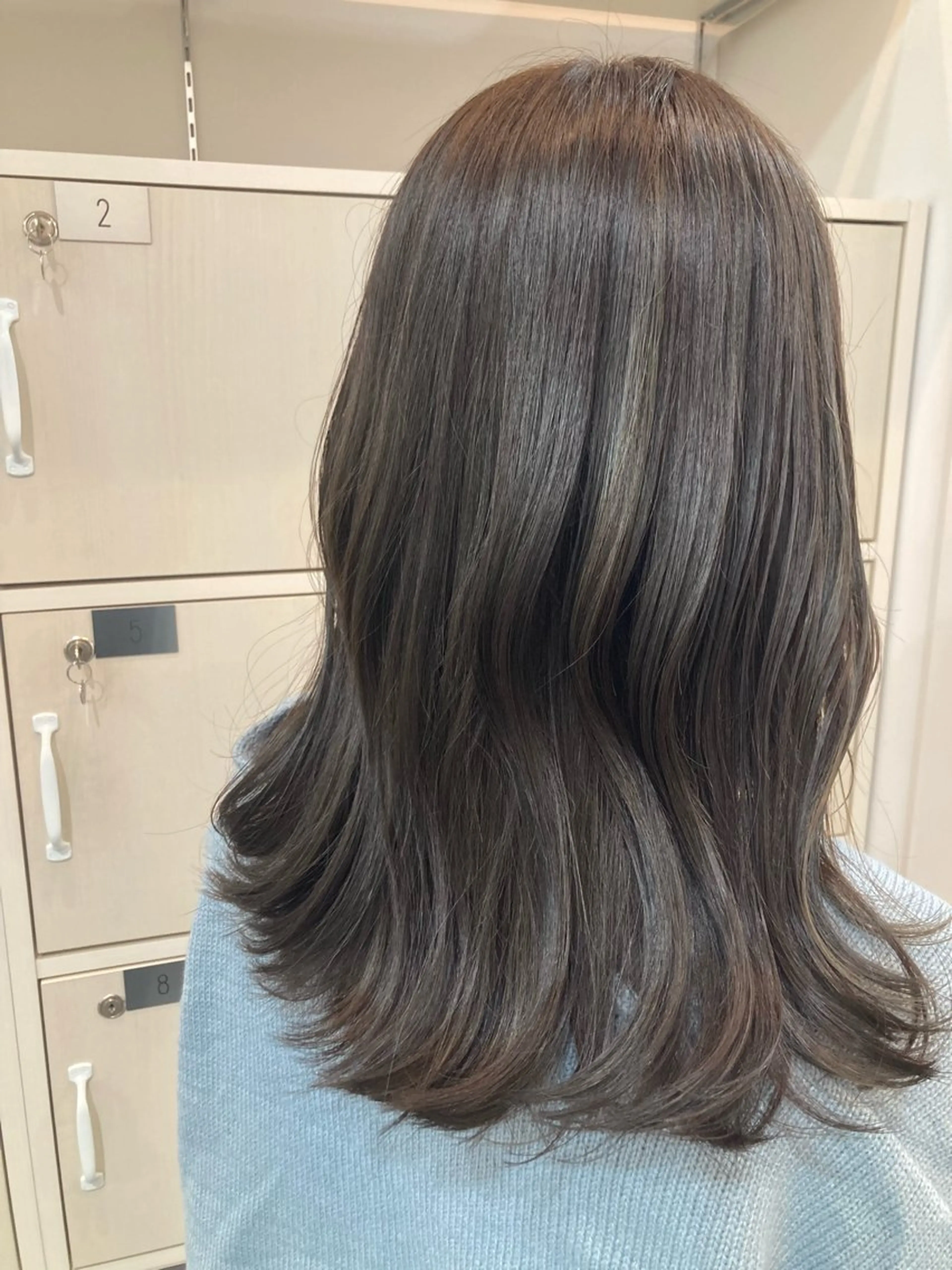 ミディアム カット ヘアカラー トリートメント hair salon rita 野々市所属・中野 幹也のヘアスタイル