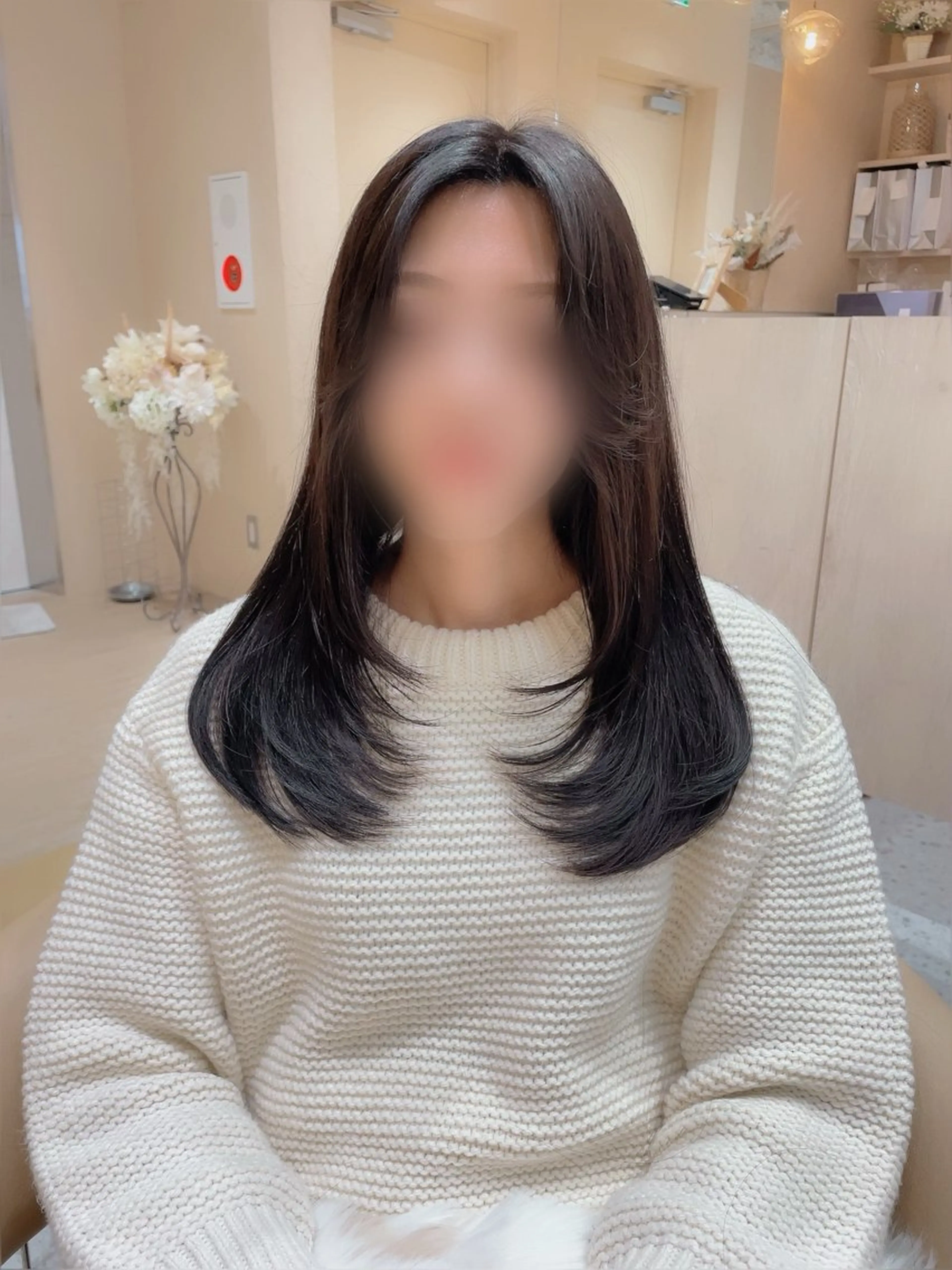 ロング カラー カット ヘアカラー トリートメント 韓国ヘア/髪質改善 /Harunaのヘアスタイル