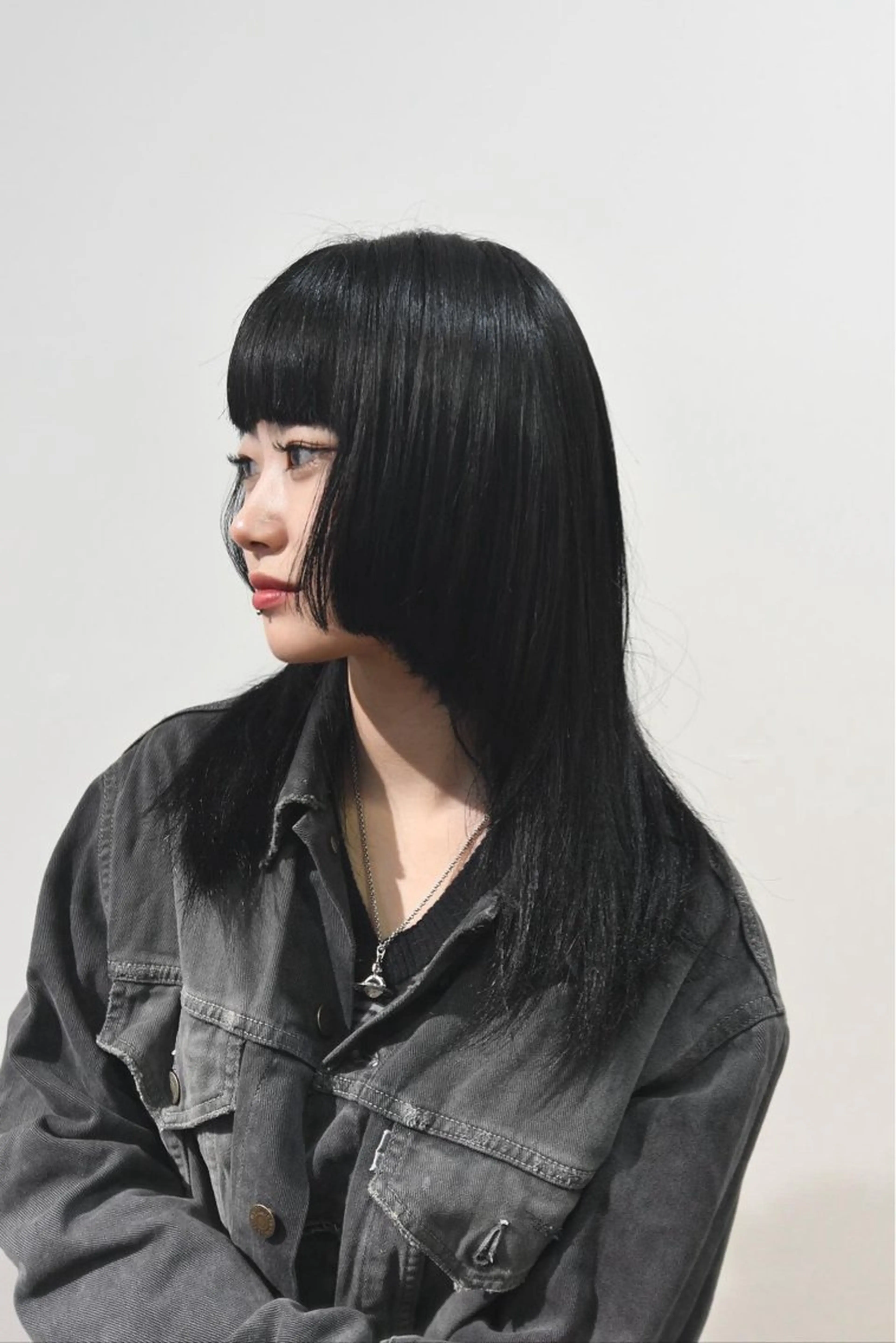 ロング 顔周りカット レイヤーカット hair vago /小栁津のヘアスタイル