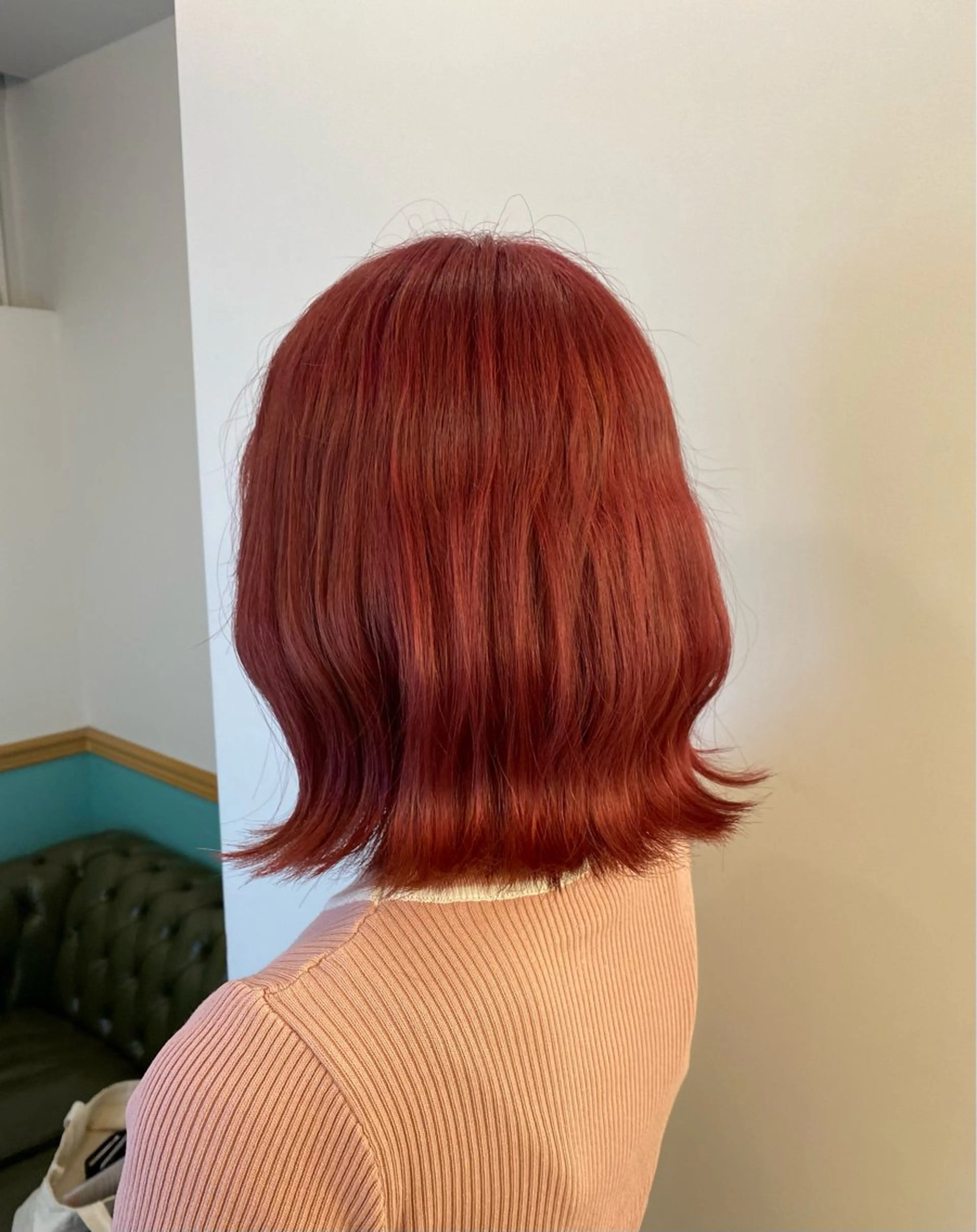 ショート カラー ピンクカラー ヘアカラー 似合わせハイトーン 👾はちすのヘアスタイル