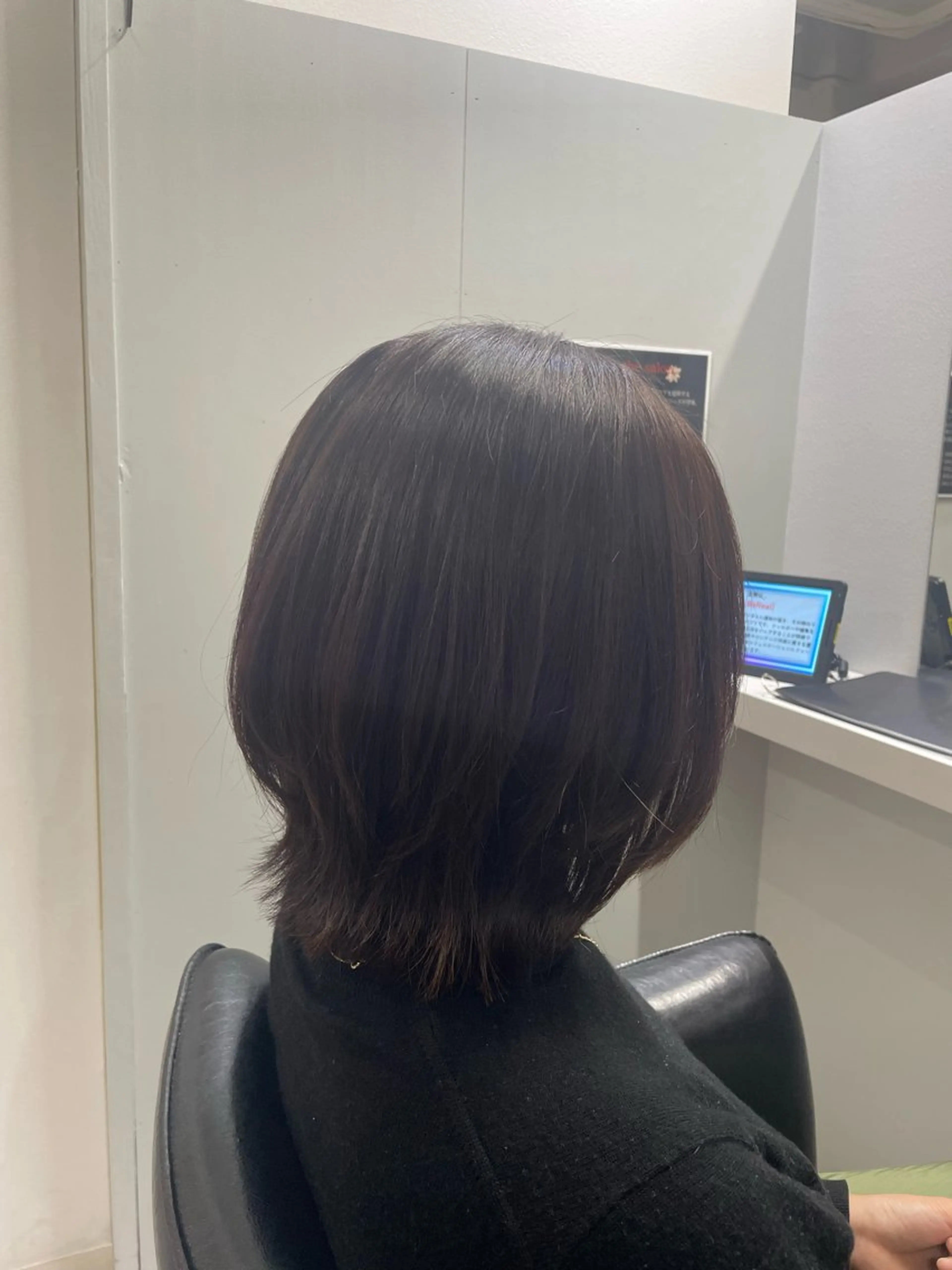 ショート ボブ くびれヘア カット tokute 中野真咲🐺のヘアスタイル