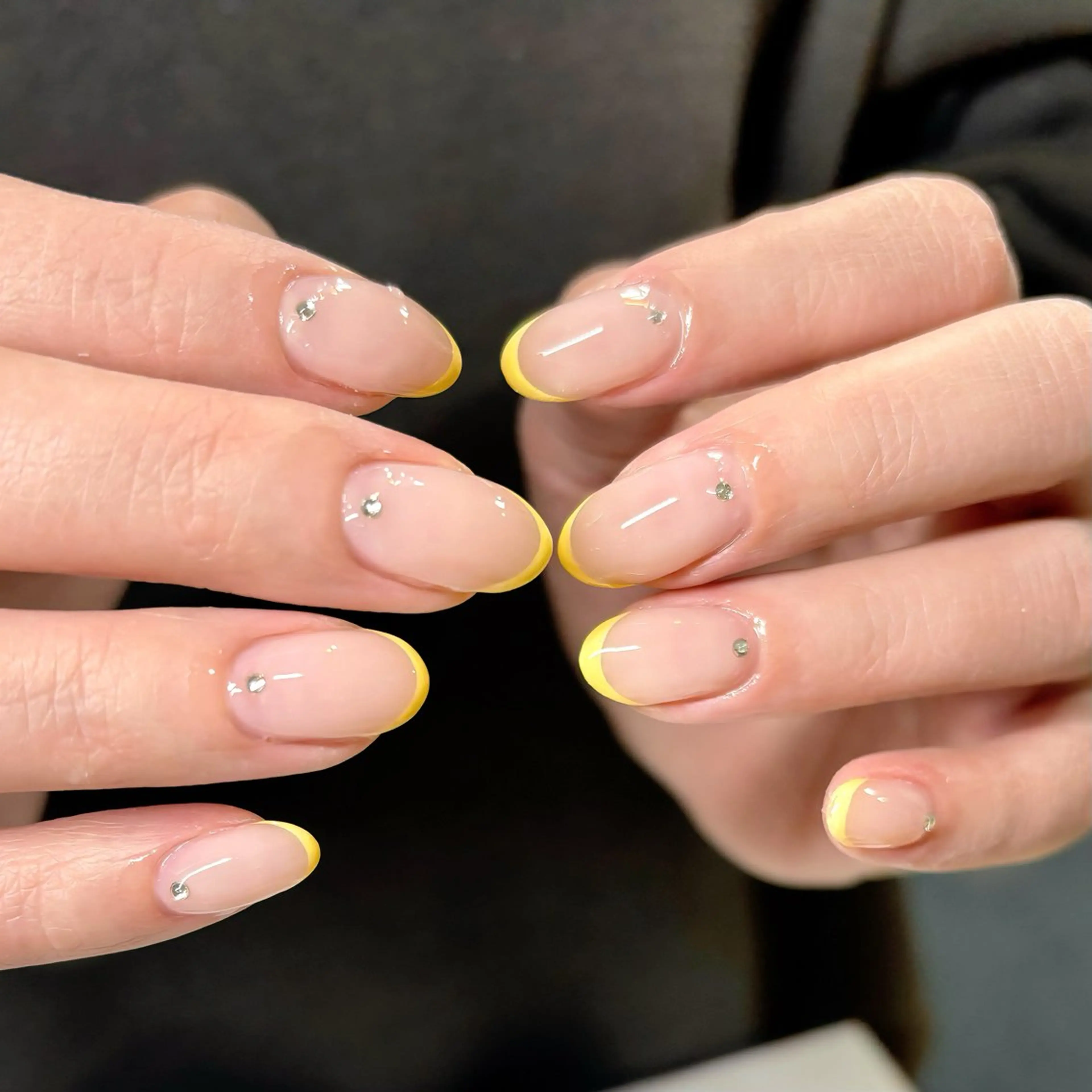 ネイル アートネイル マグネットネイル シルバー ワンホンネイル ハンドネイル 🫧OPELIA NAIL渋谷🫧のネイルデザイン