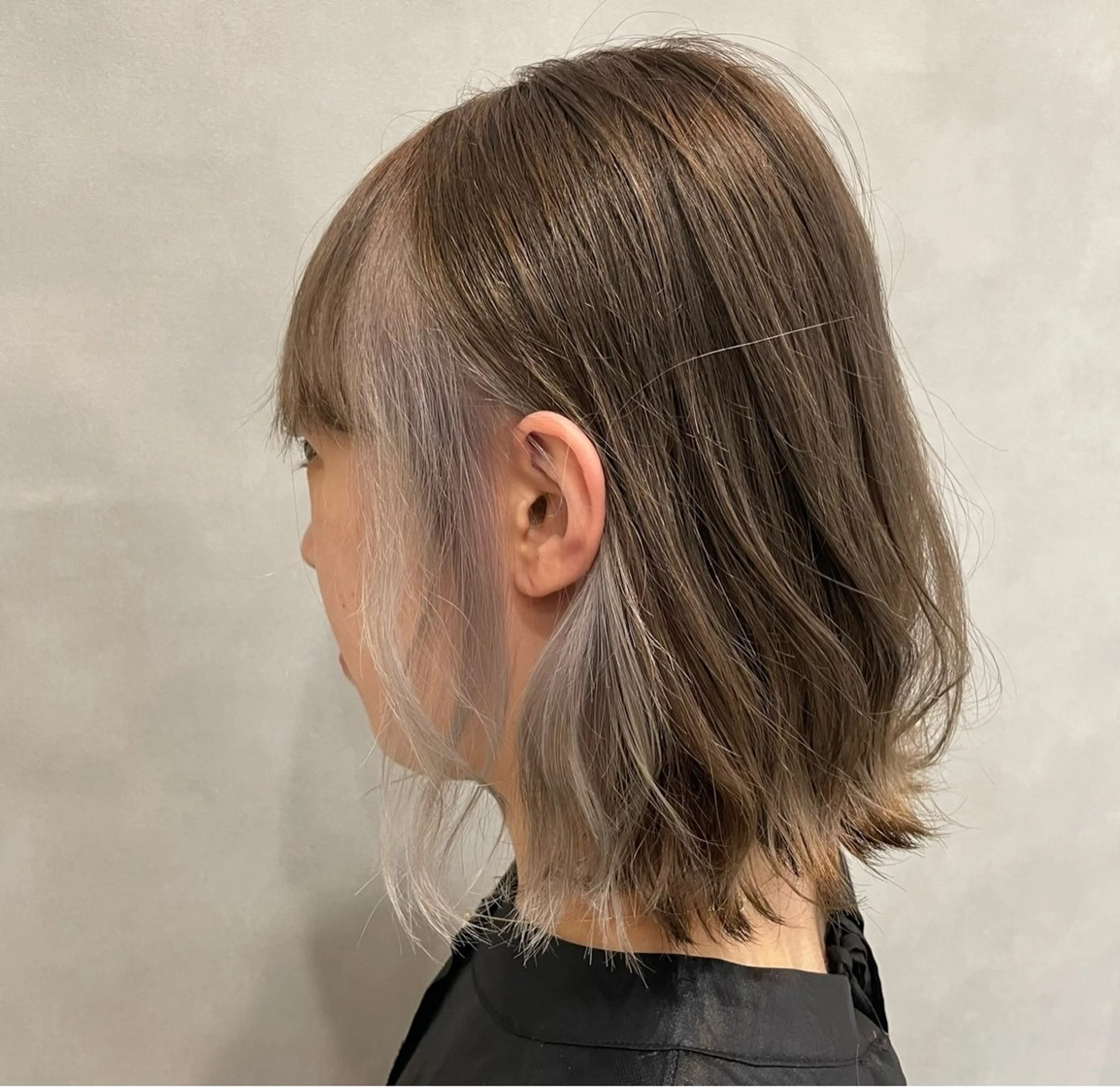ミディアム カラー インナーカラー カット ヘアカラー トリートメント ✨トレンド特化美容師 WILL上村　拳吾のヘアスタイル