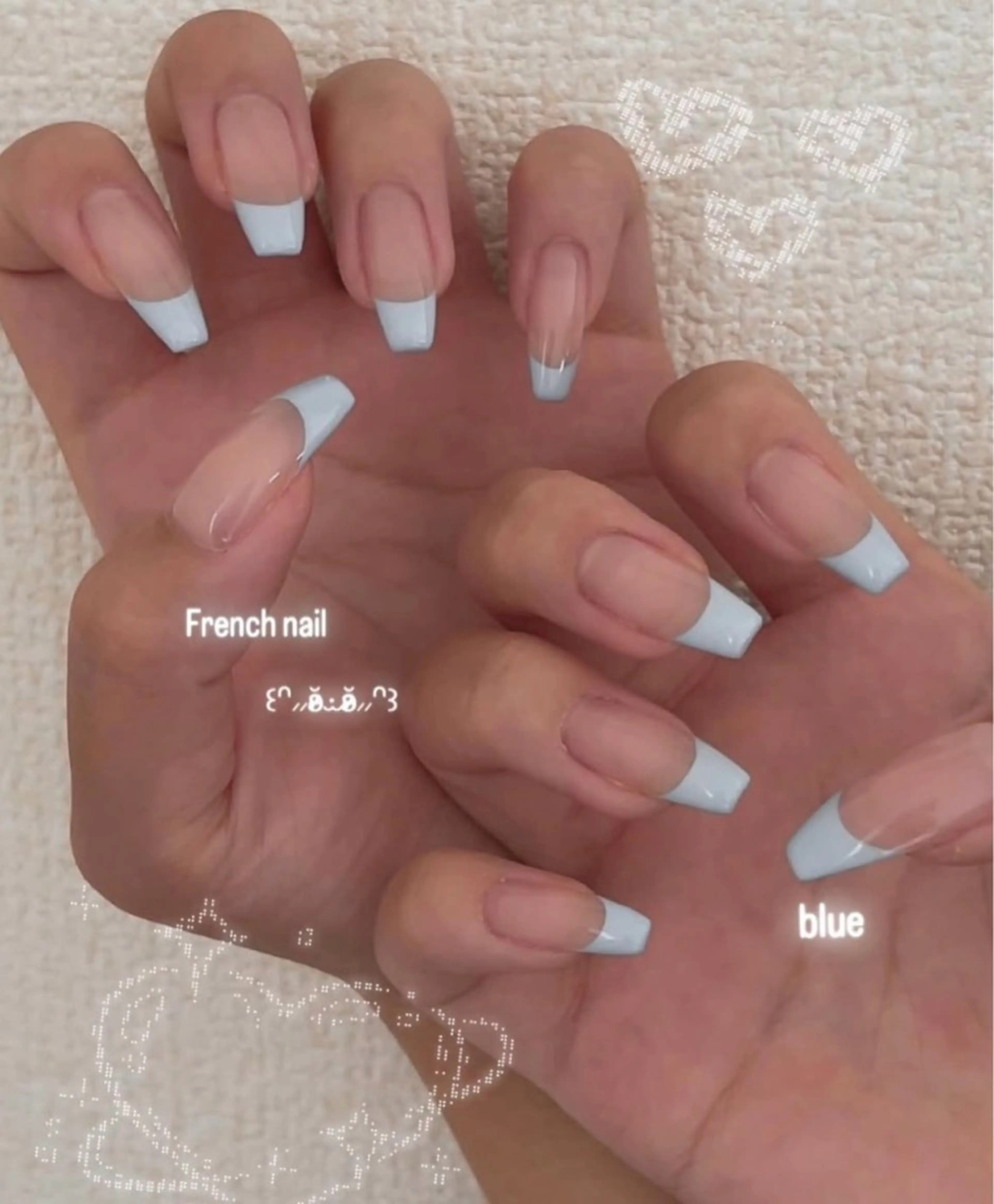フレンチネイルの写真