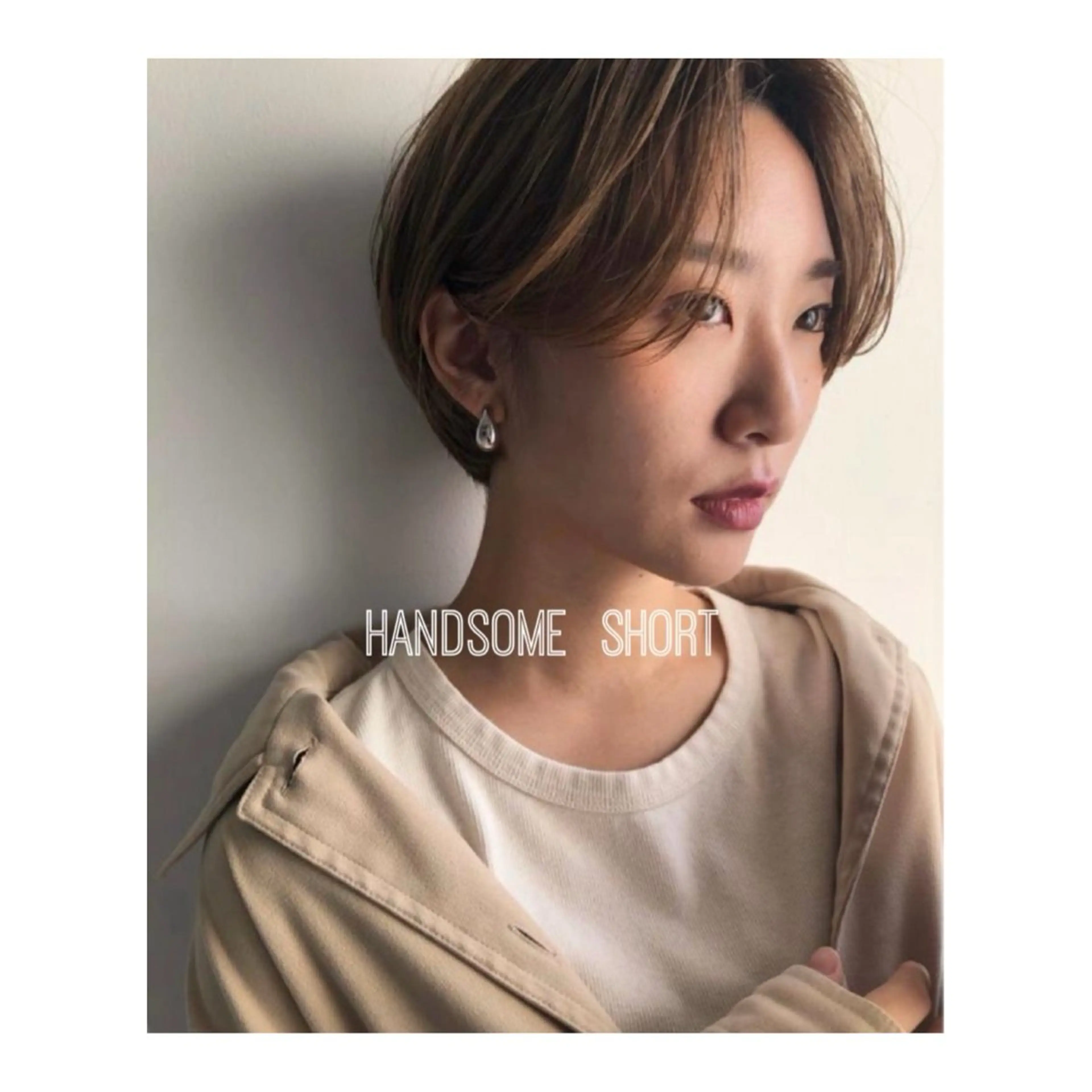ショート THE DAY所属・AKI HASHIMOTOのヘアスタイル