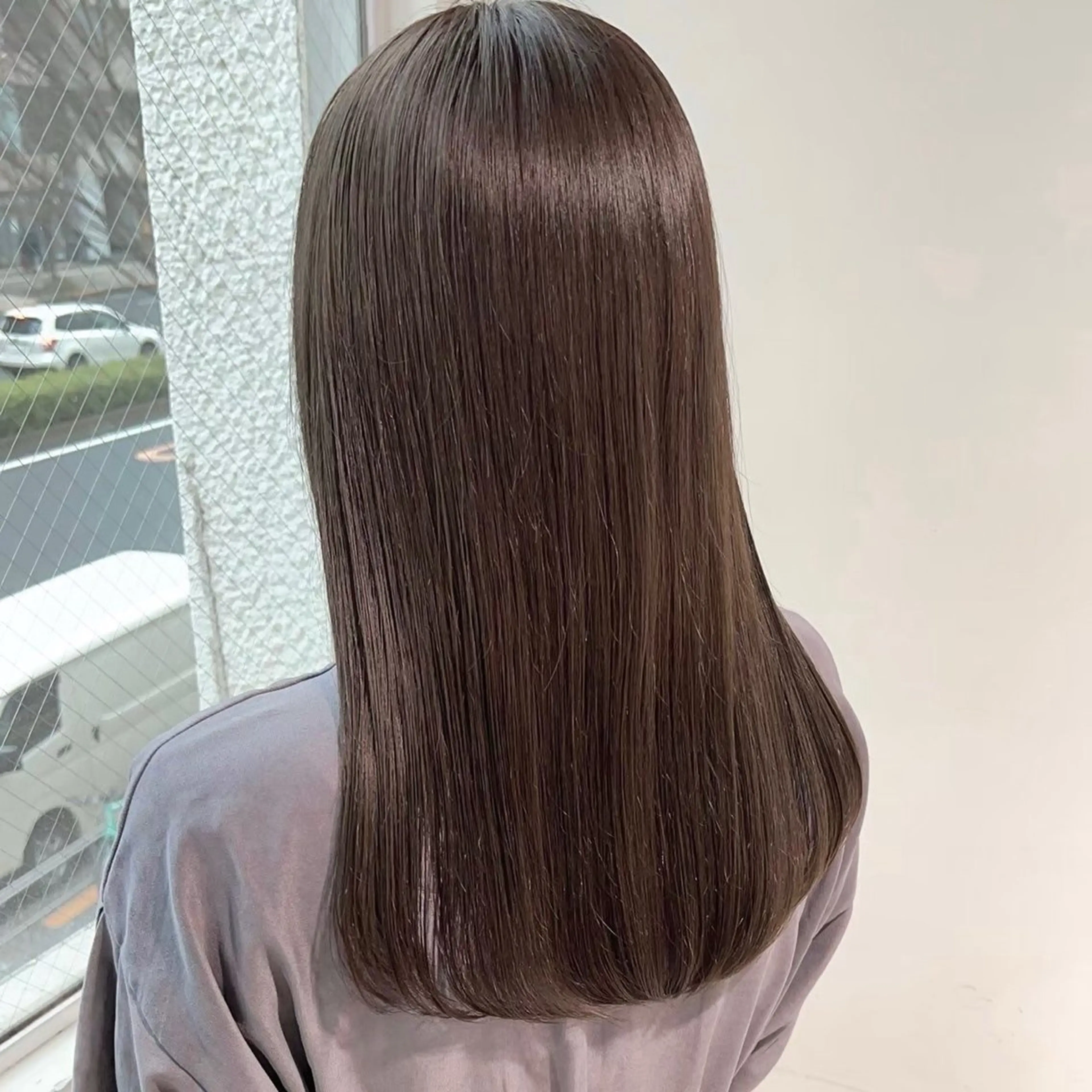 ロング カラー ヘアカラー トリートメント 大人っぽベージュ🤍 当日予約◎ヒロトのヘアスタイル