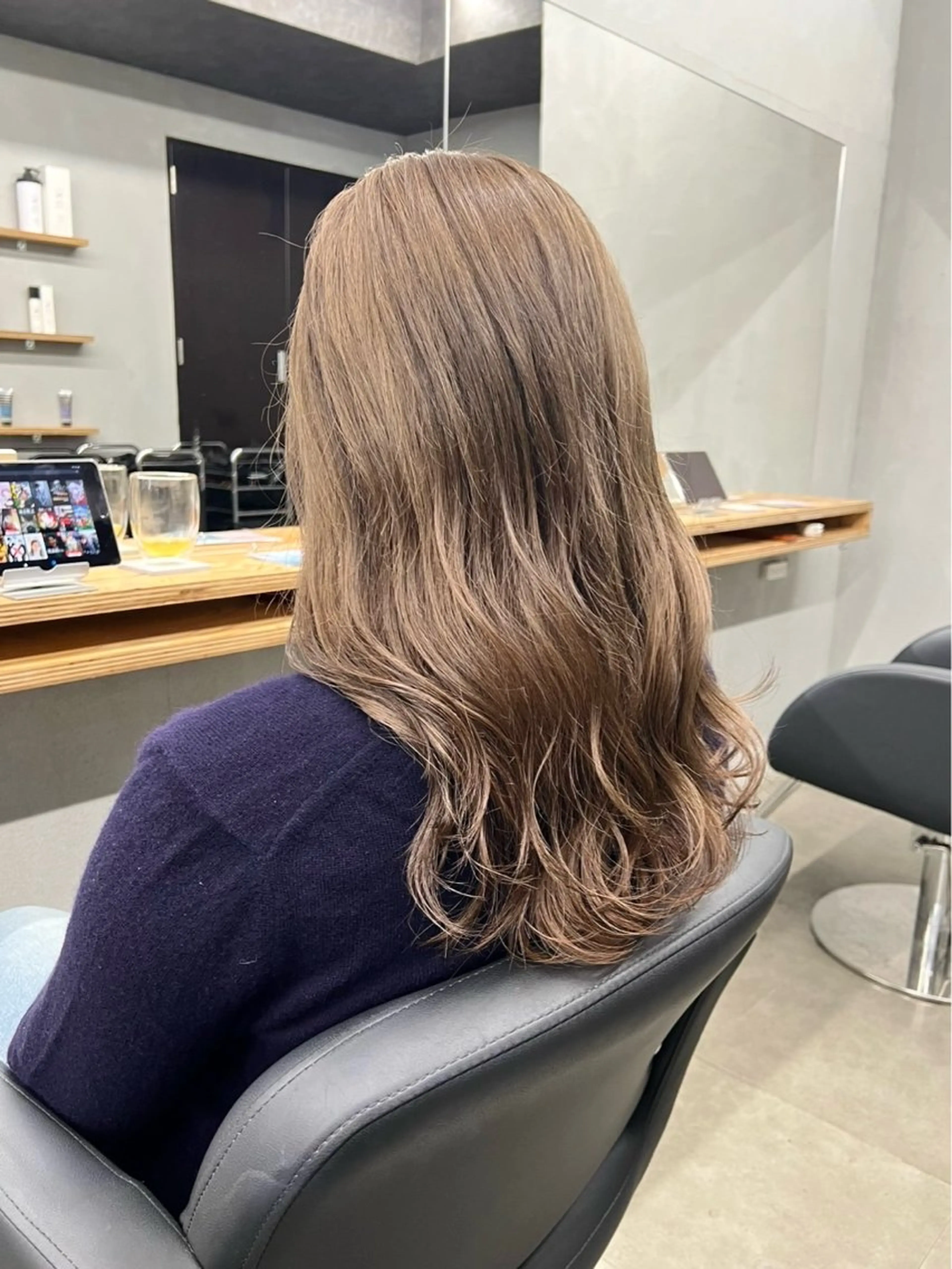 セミロング カット ヘアカラー トリートメント ひより ／Nのヘアスタイル