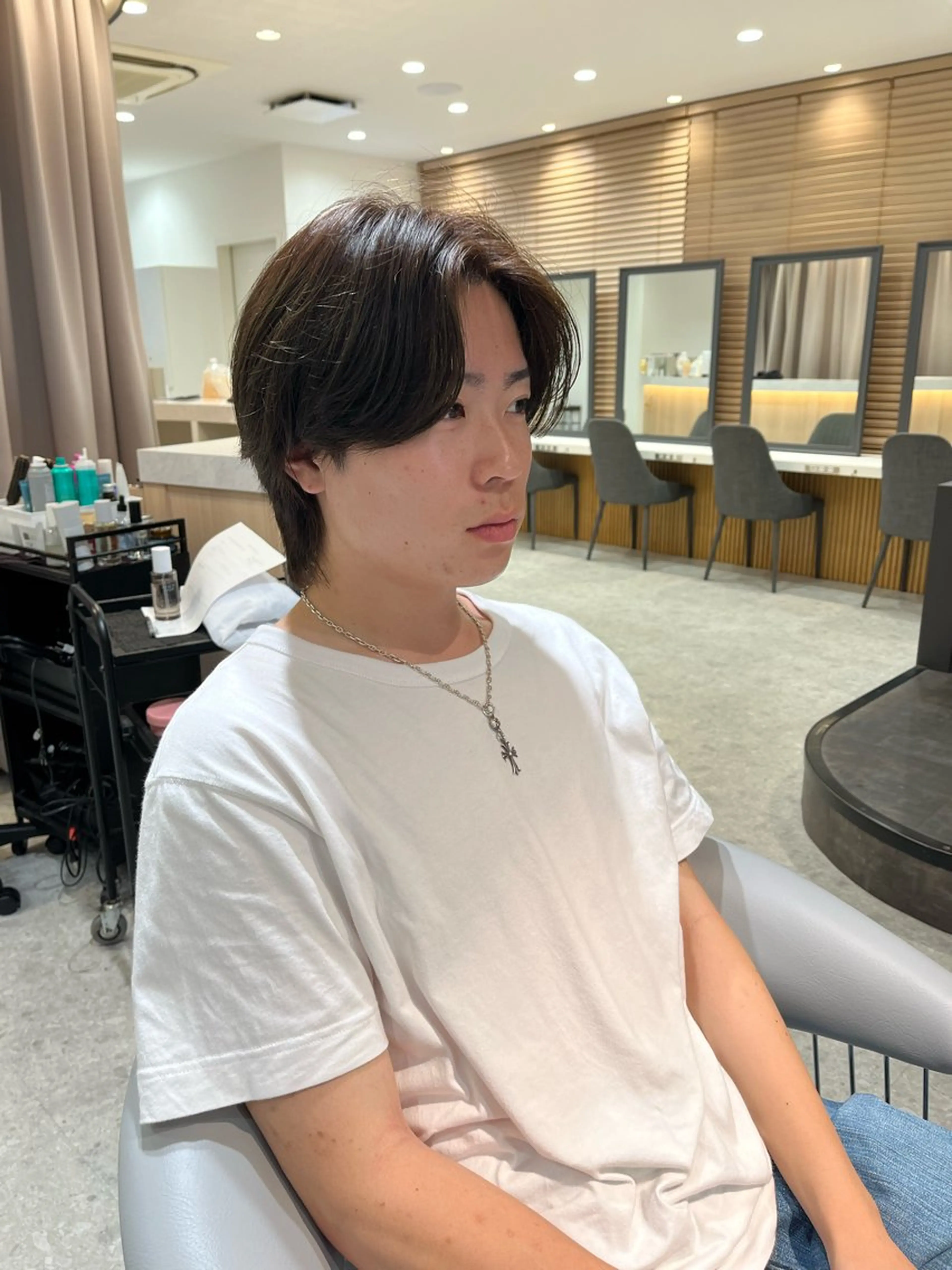 メンズ けいし🐬ボブ ショート艶髪カラー✨のヘアスタイル