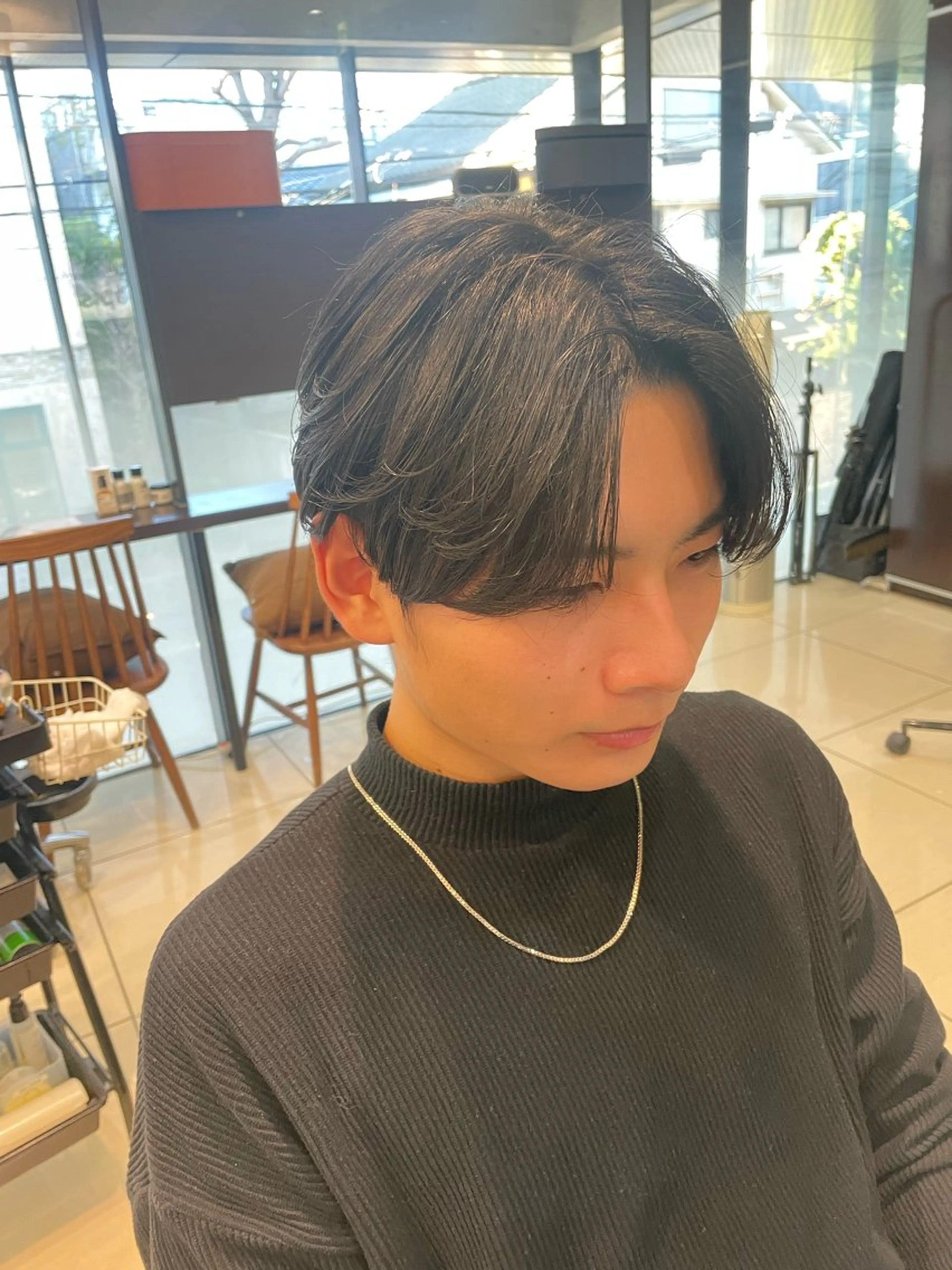 メンズ センターパート 韓国メンズヘア 🇰🇷つかさのヘアスタイル