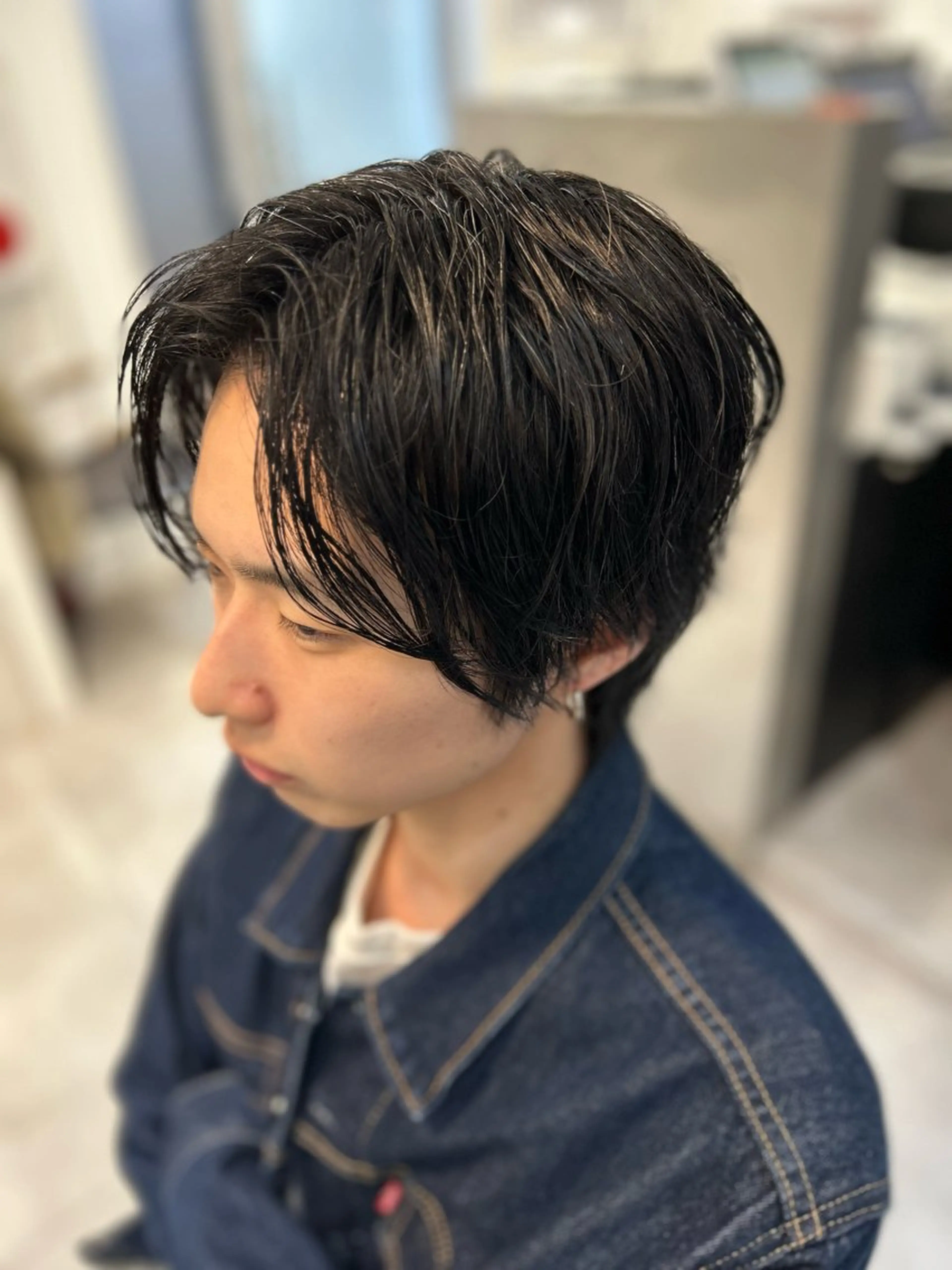 〖🦋 メンズ限定 🦋〗メンズカット+クイックスパ🫧※フェードは対象外になります。の写真