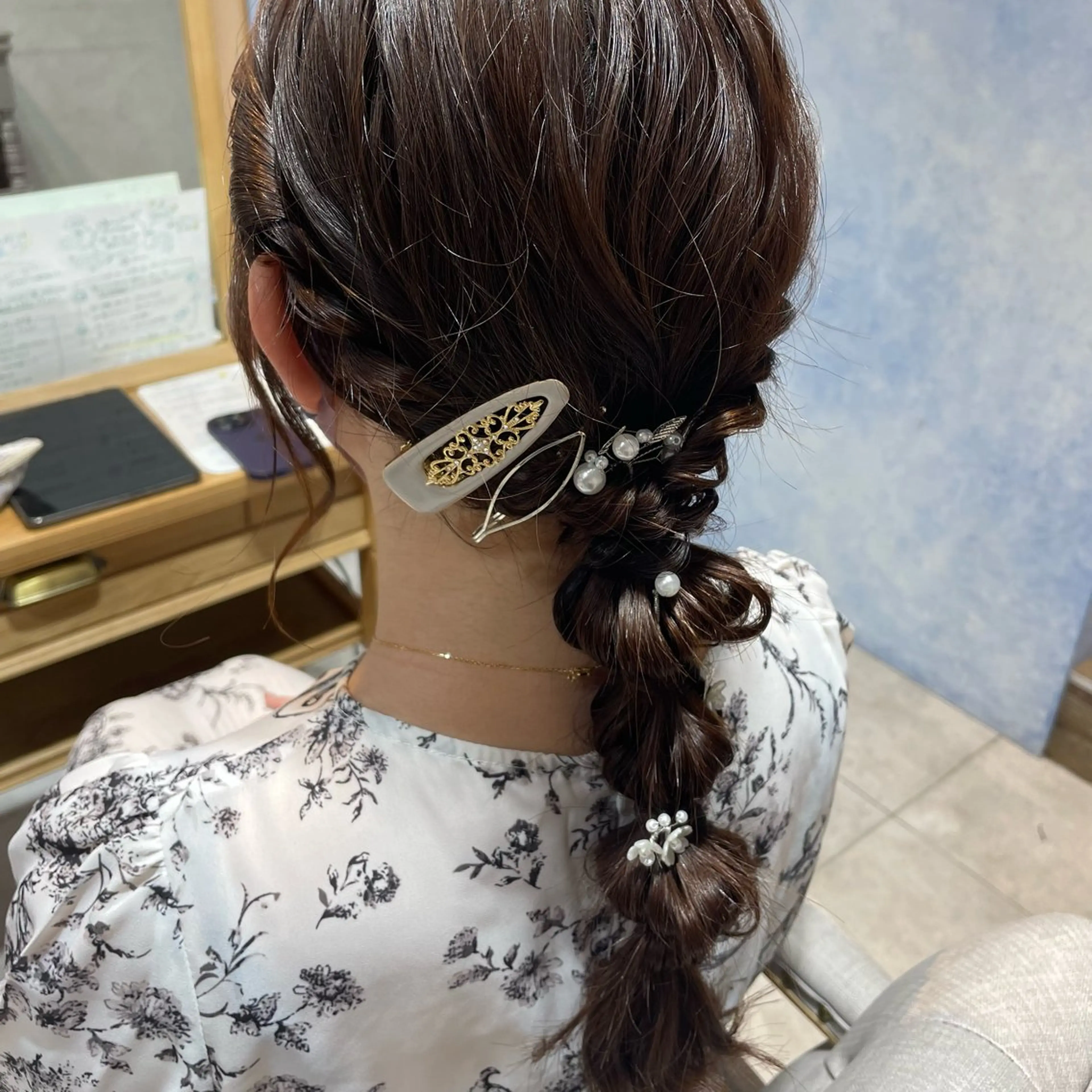 ヘアアレンジ ヘアセット 佐々木 悠莉のヘアスタイル