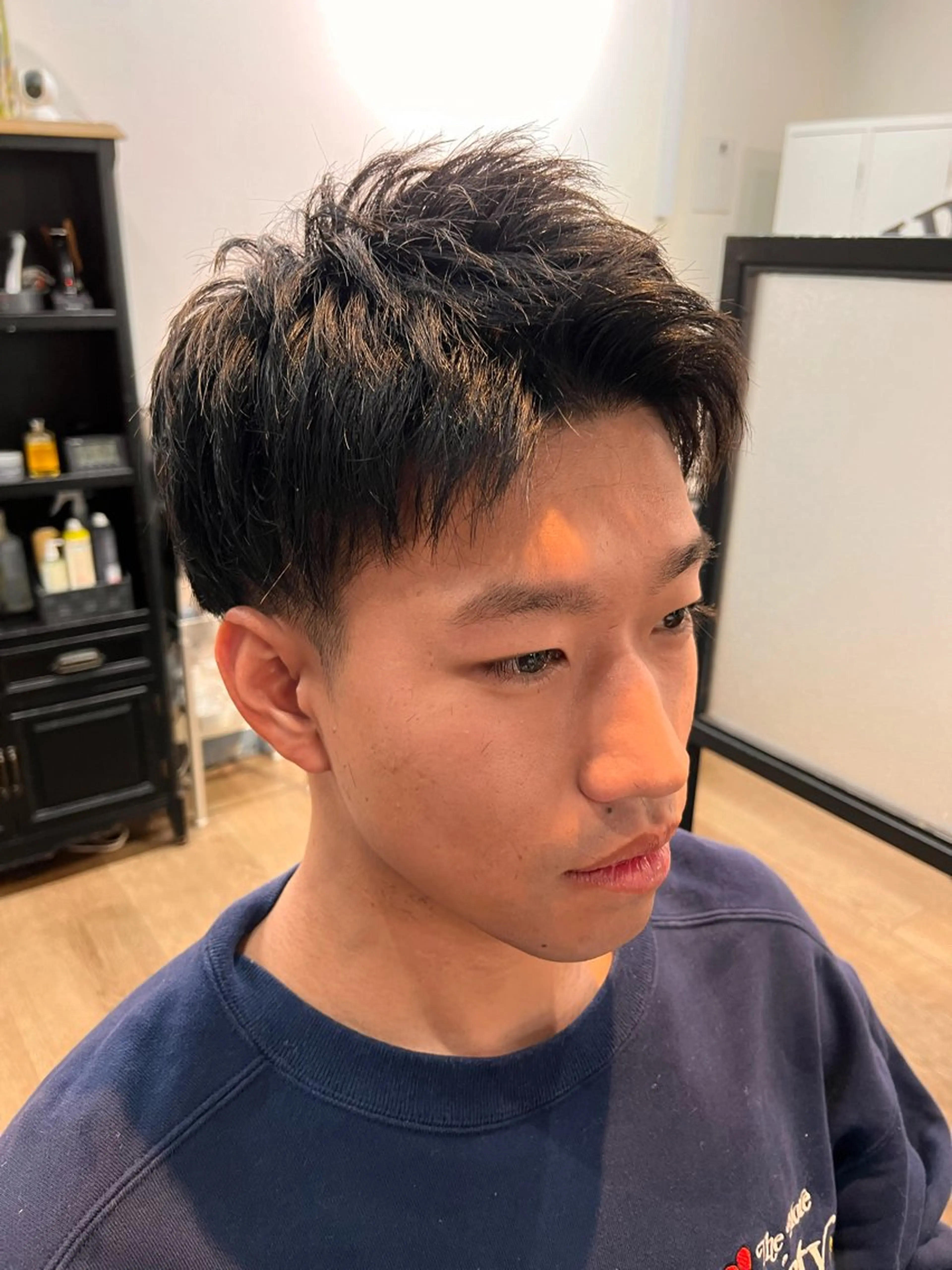 ショート メンズ ツーブロック 刈り上げ ショートヘア CHROM TOKYO the  Barber 新宿店所属・畠山 敦匡のヘアスタイル