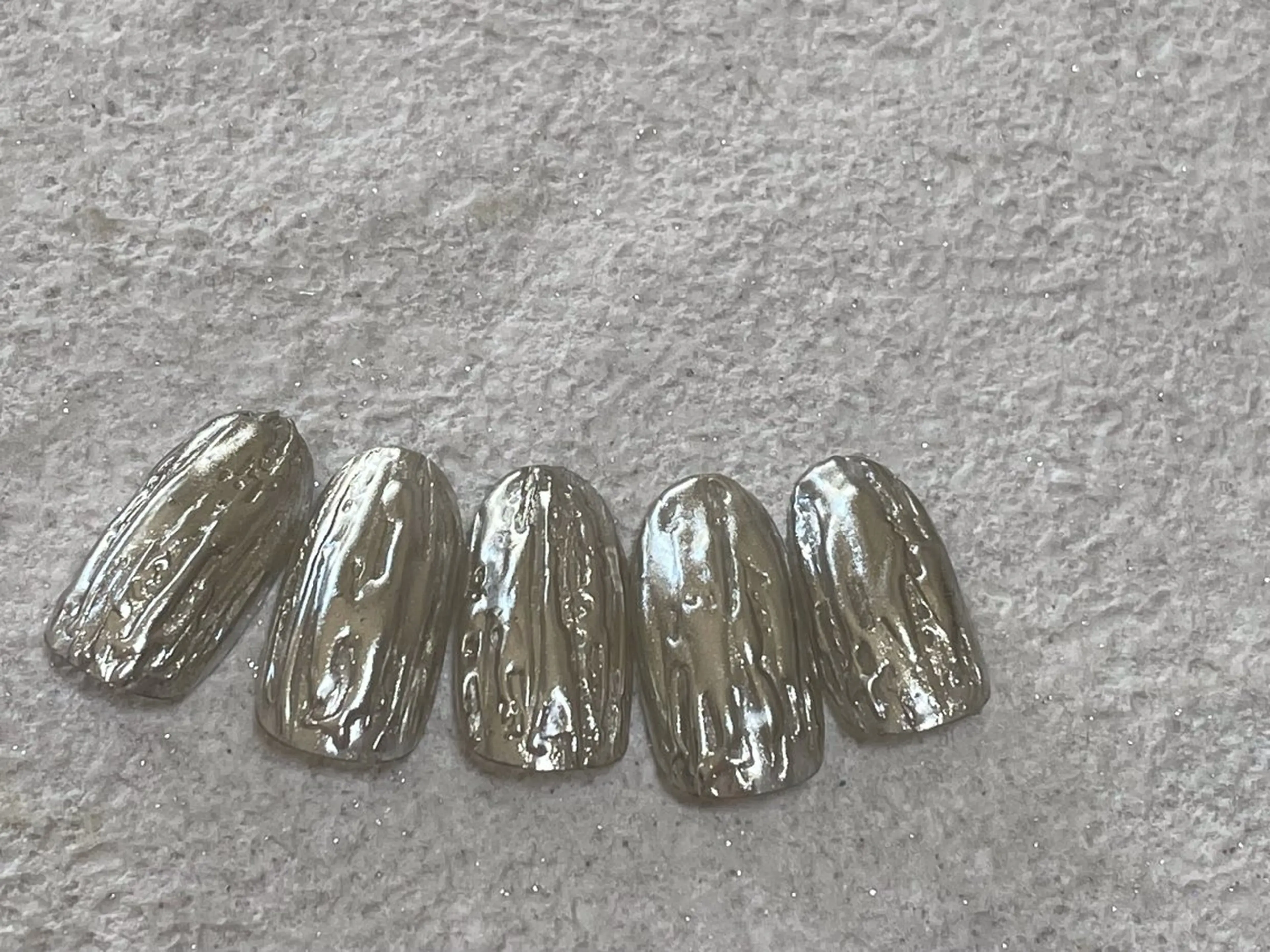 ネイル オーロラネイル フットネイル フレンチネイル ジェルネイル 韓国ネイル ハンドネイル kiki nail 二子玉川のネイルデザイン