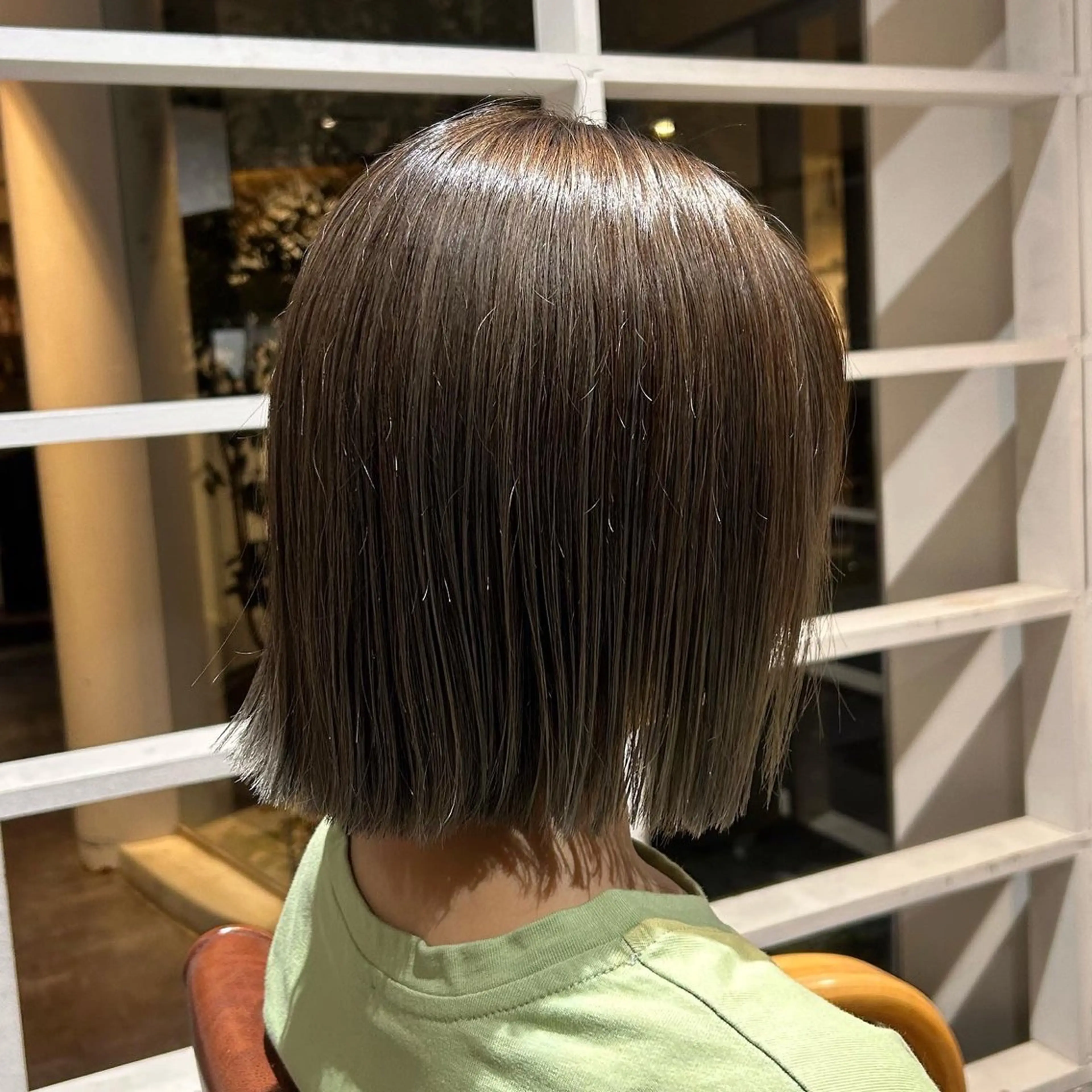 ミディアム カラー ハイライトカラー ハイライト 佐伯 真奈のヘアスタイル