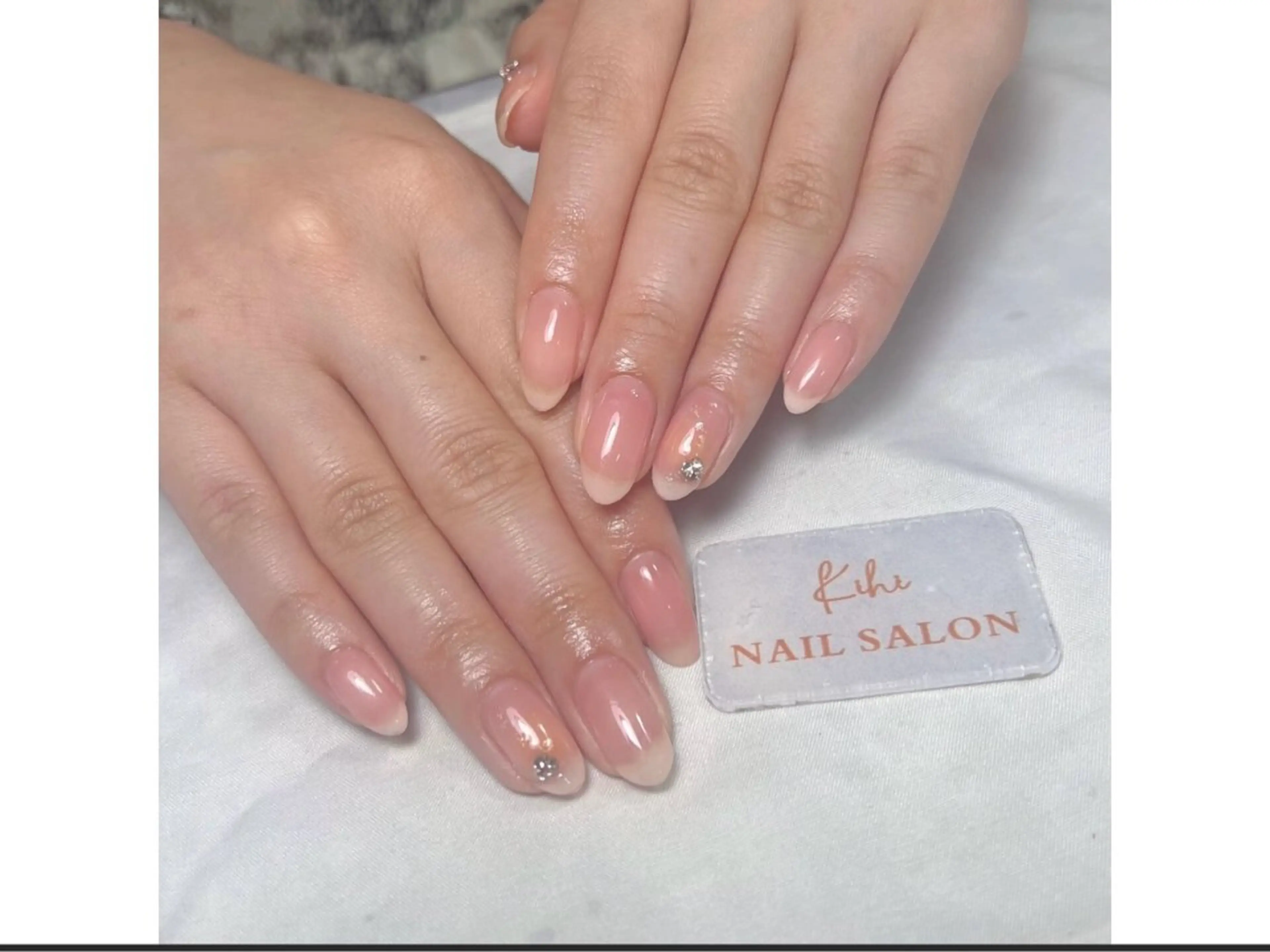 ネイル アートネイル フレンチネイル ジェルネイル グラデーション 韓国ネイル Nail Salon ワンダフルのネイルデザイン