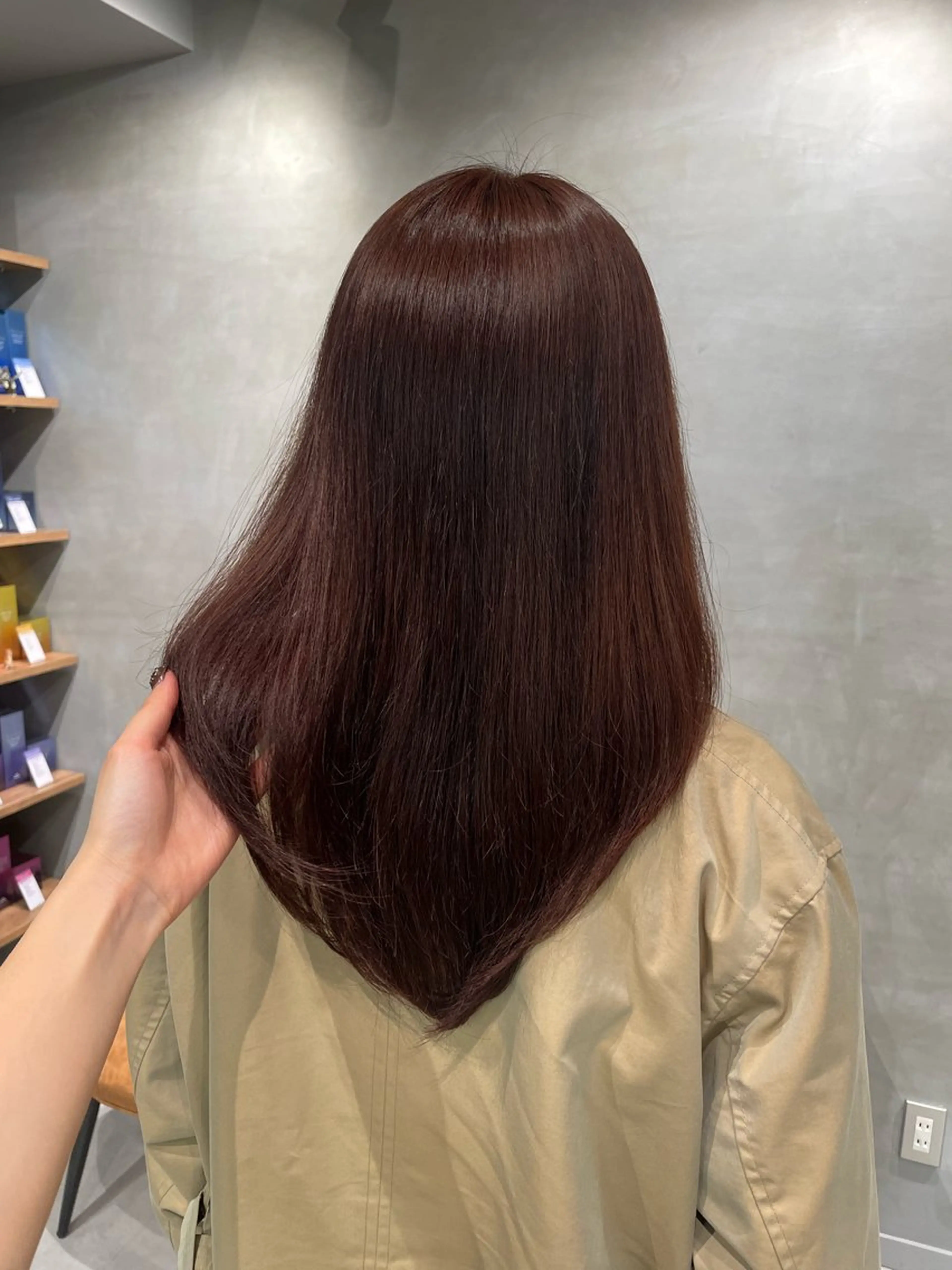 ロング カラー カット ヘアカラー トリートメント ヘッドスパ ヘアセット 暖色カラー ❤️‍🔥REIRIのヘアスタイル