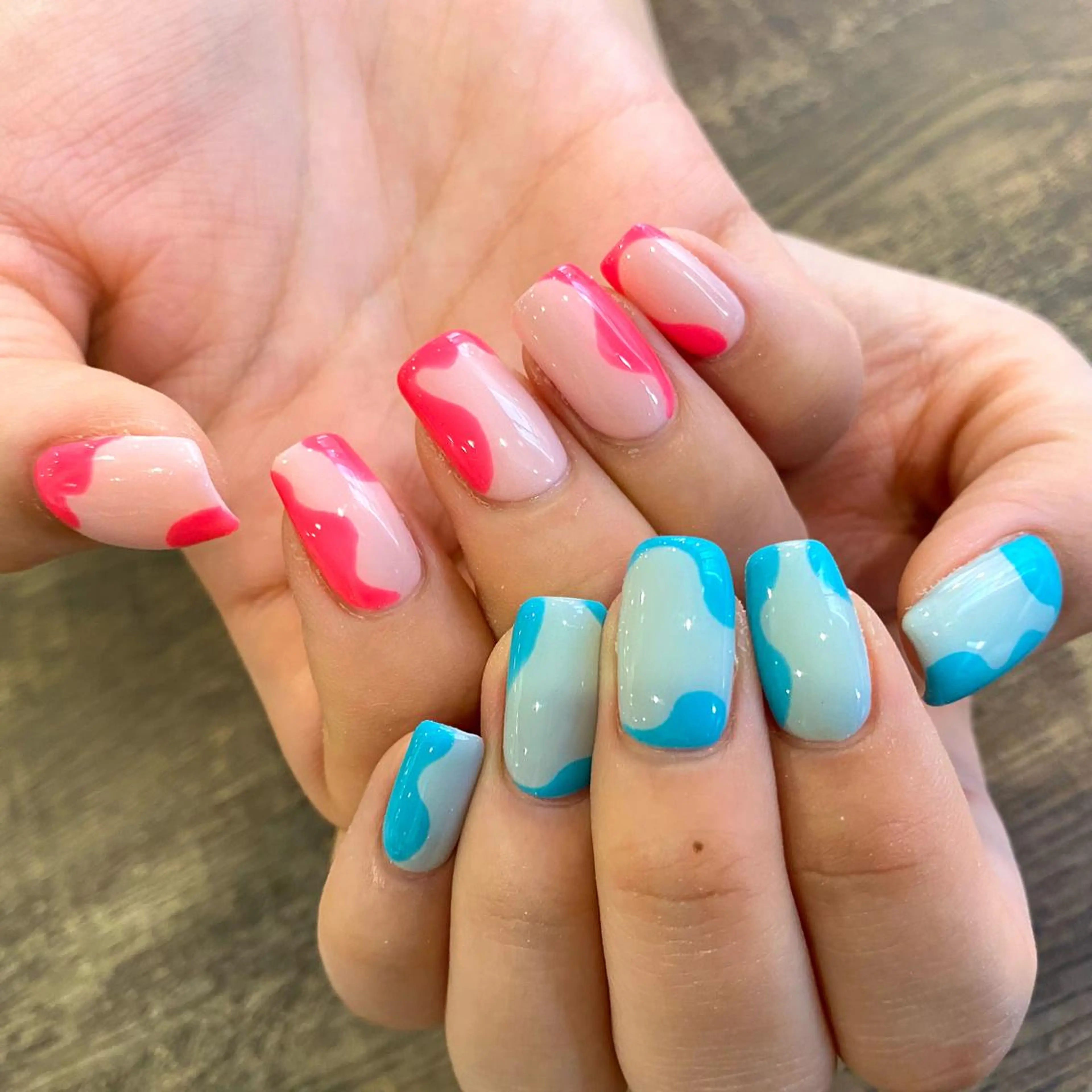 ネイル ニュアンスネイル ハンドネイル Cleo伏見店🌿 Momokaのネイルデザイン