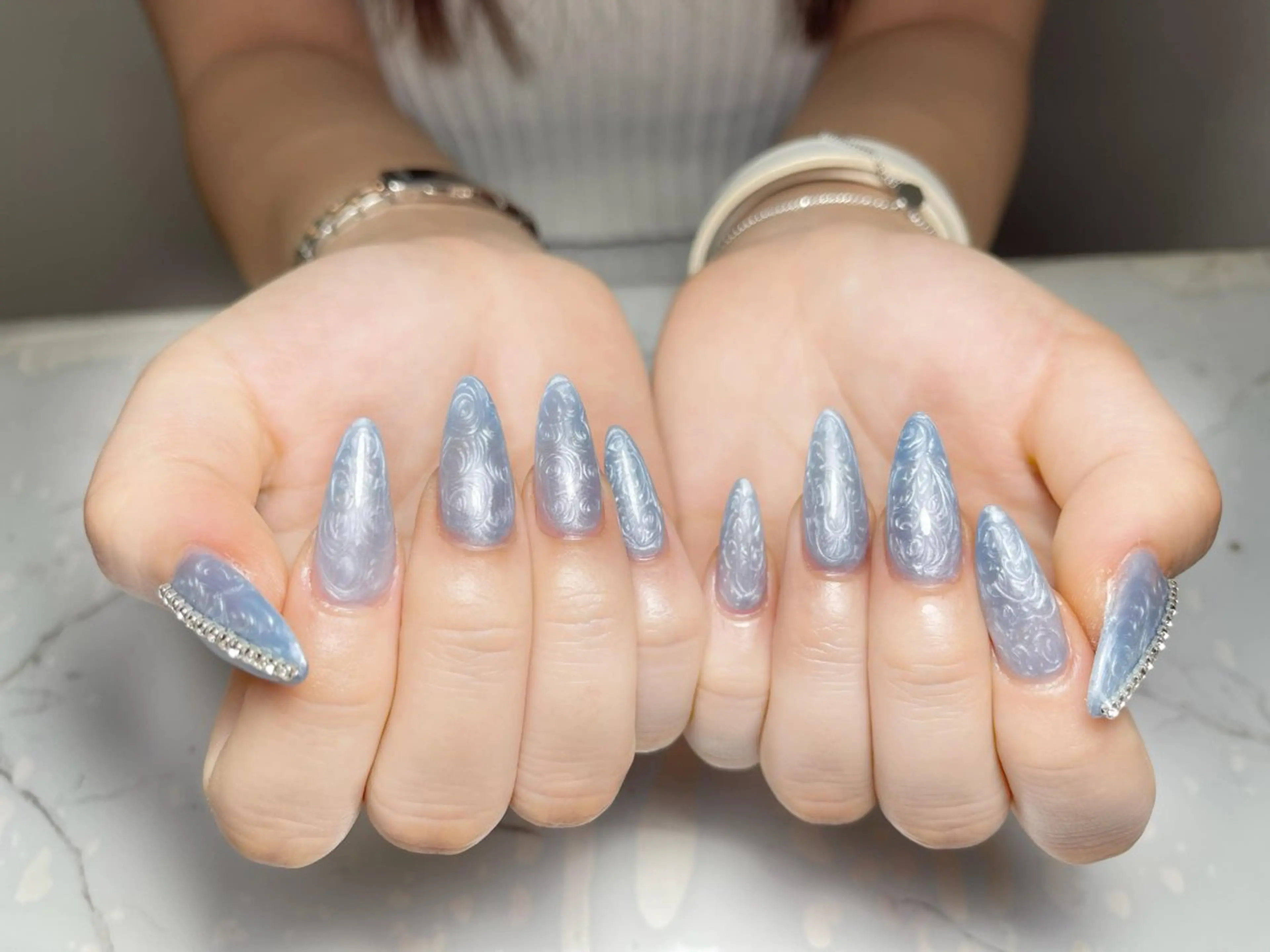 ネイル アートネイル フレンチネイル ジェルネイル グラデーション 韓国ネイル ハンドネイル ハンドケア Nail Salon Kihi さくらのネイルデザイン