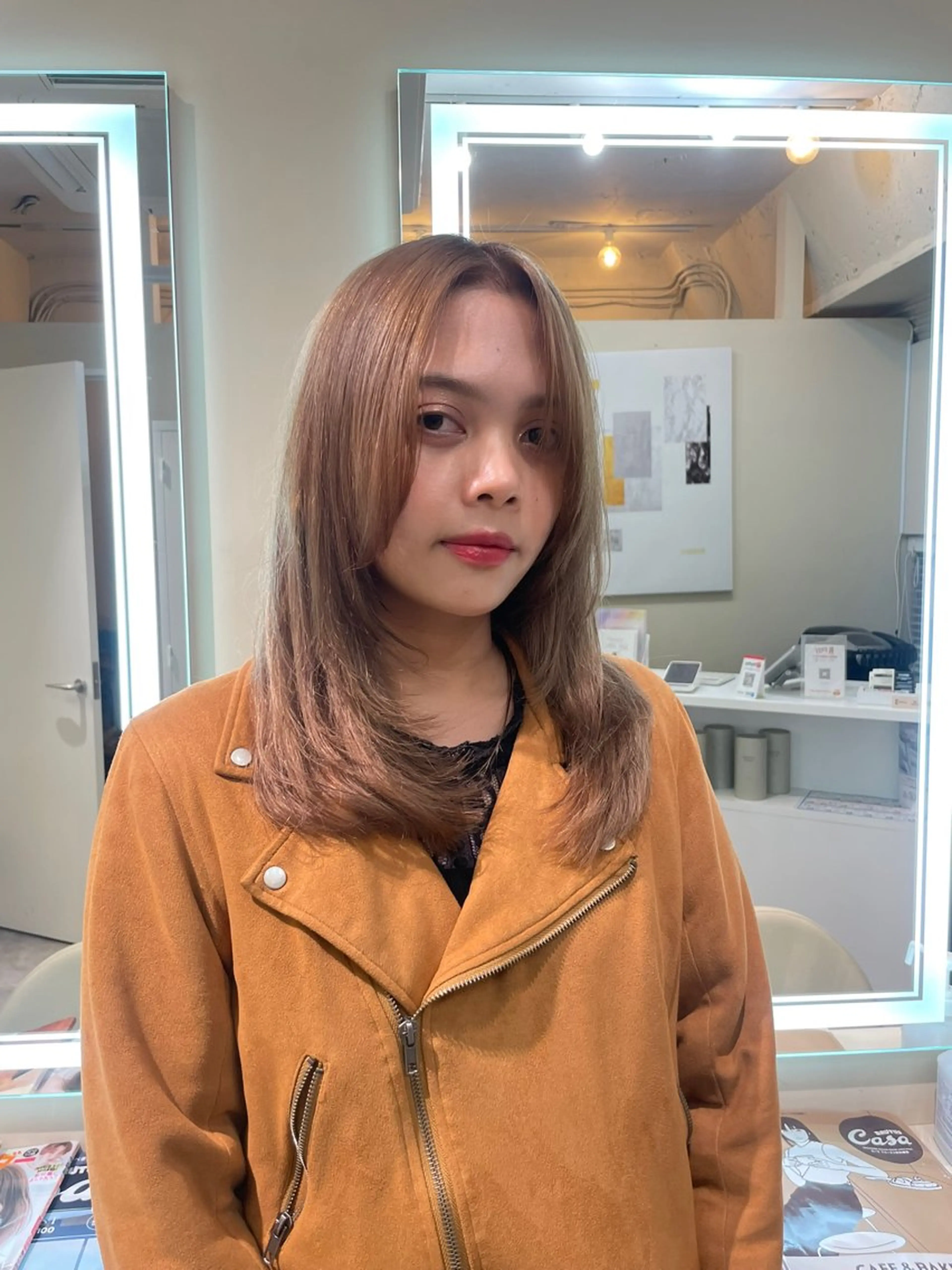 セミロング カット ヘアカラー 🐶men'scut SYUMA🐶のヘアスタイル