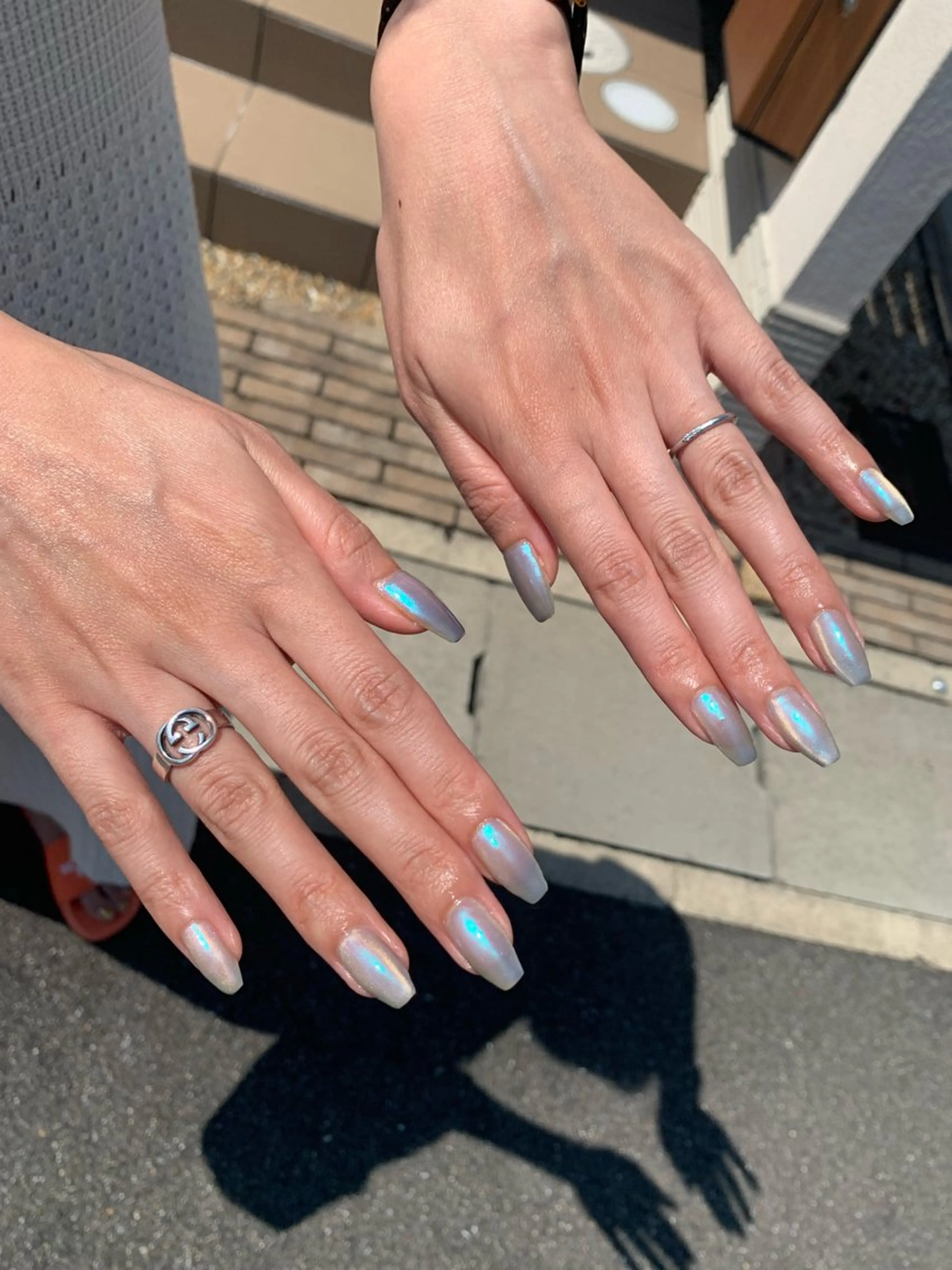 ネイル オーロラネイル マグネットネイル ハンドネイル 北川 恭子のネイルデザイン