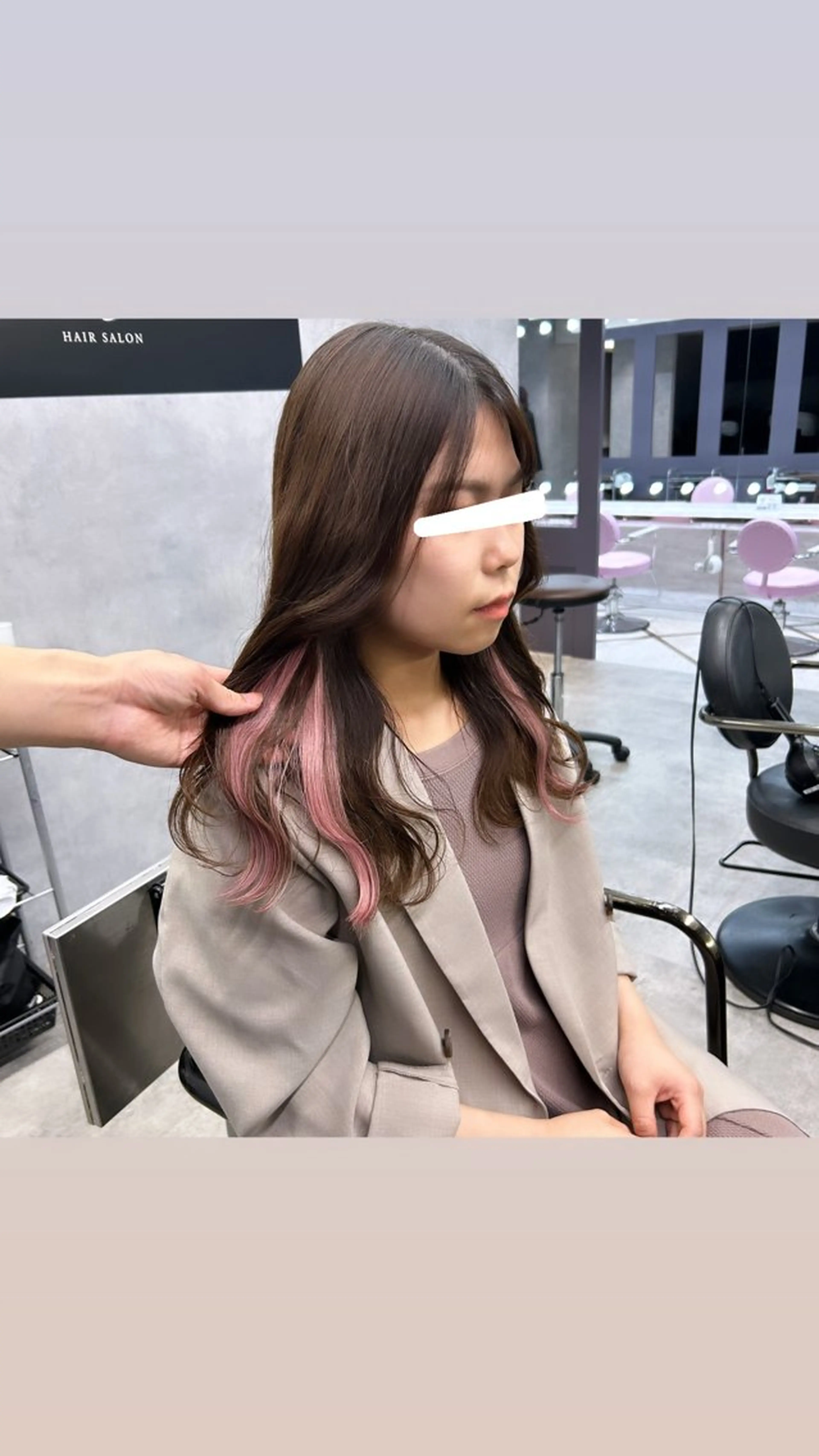 セミロング エクステ Hui.所属・縮毛矯正・髪質改善 特化 出納 直起のヘアスタイル