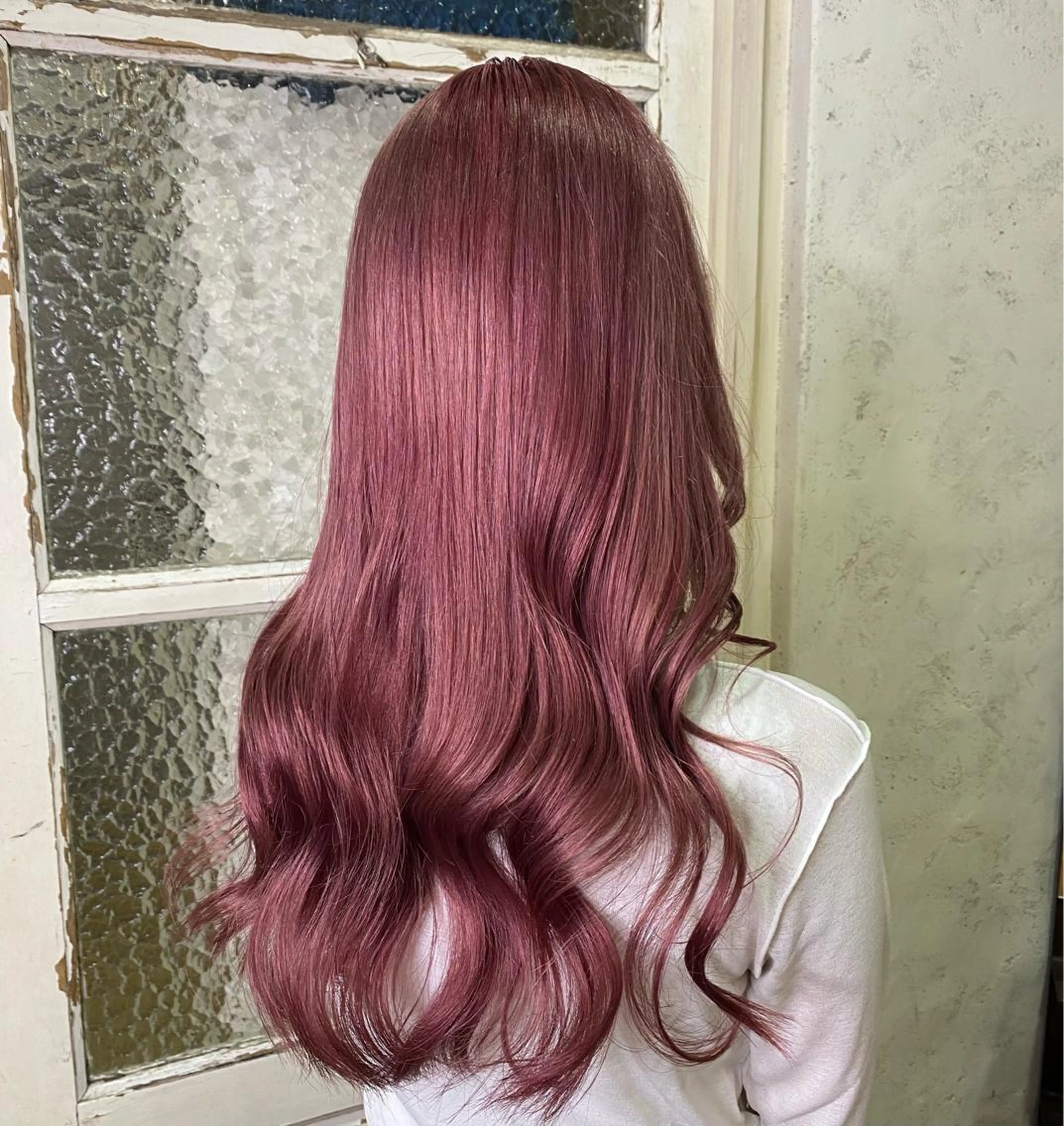 ロング カラー カット ヘアカラー 🇰🇷韓国風カラー 🍬Rinka🍬のヘアスタイル