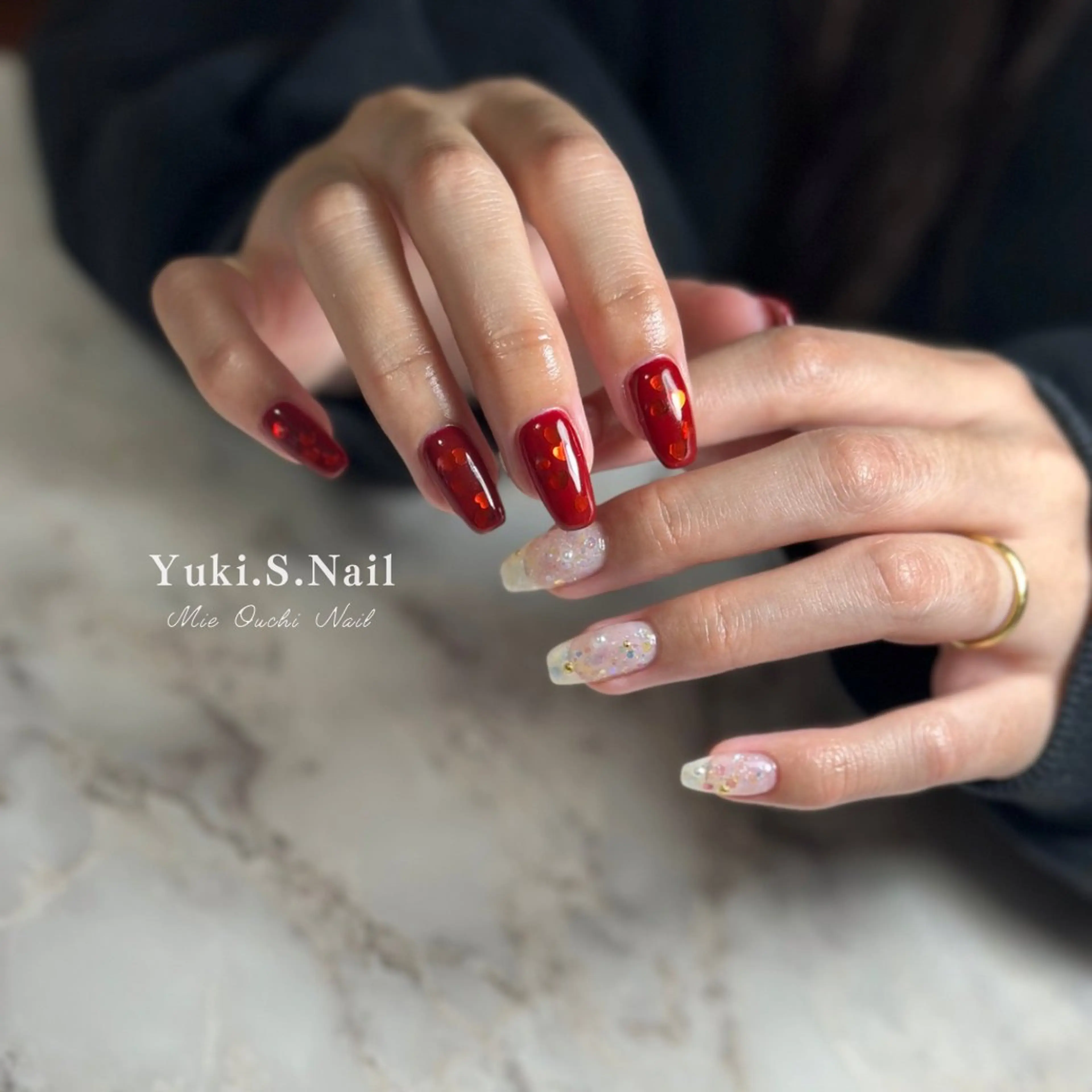 ロング ハンドネイル Yuki S.Nailのネイルデザイン